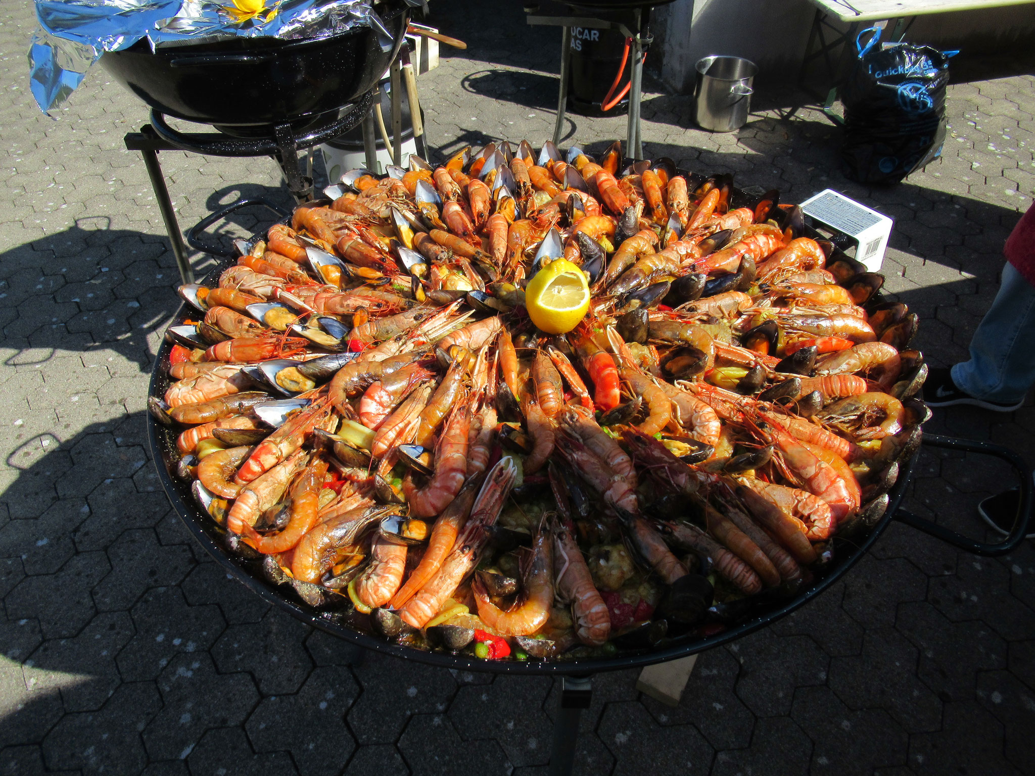 Die original zubereitete Paella