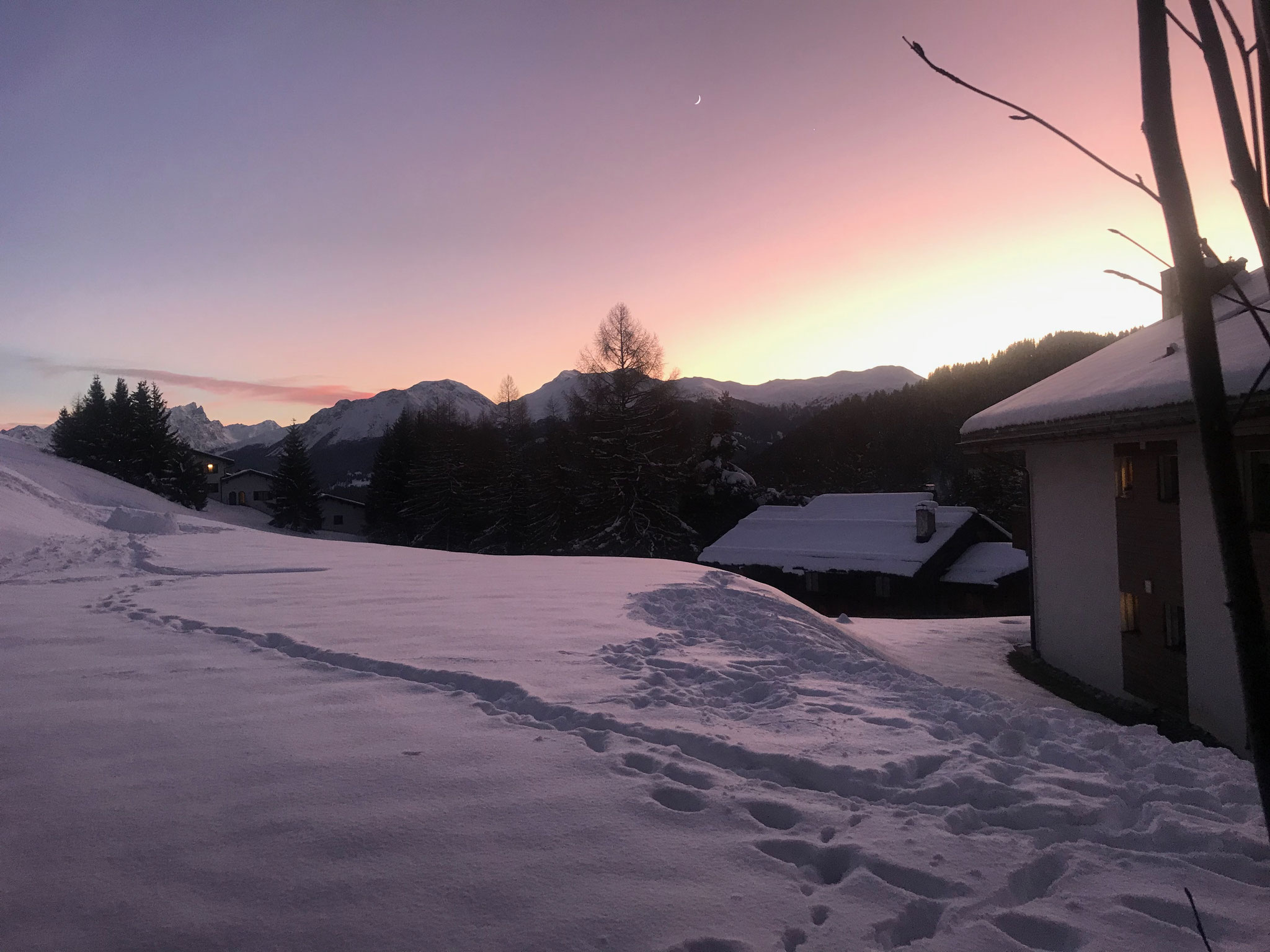 Aussicht aus dem Wohnzimmer