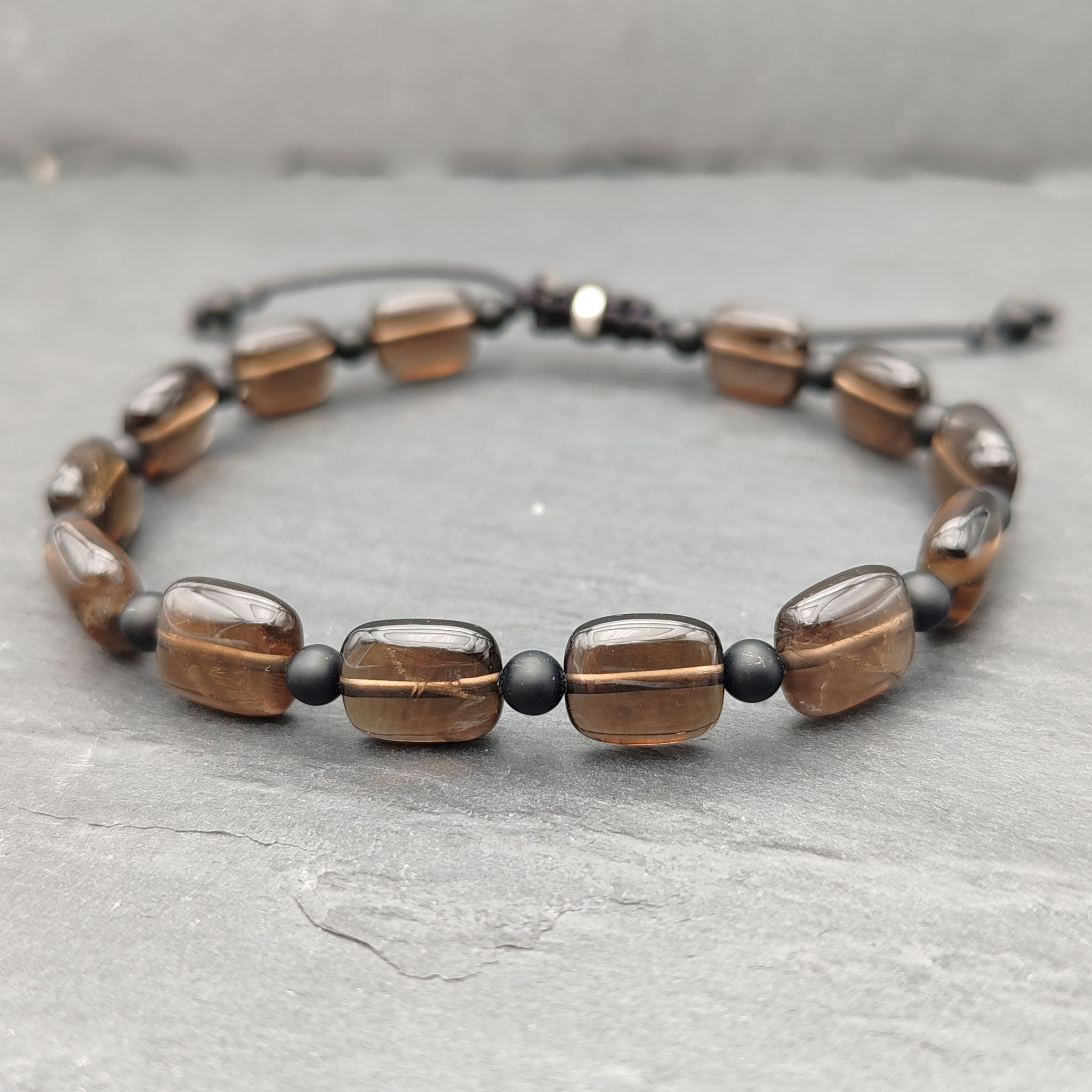 quartz fumé/onyx