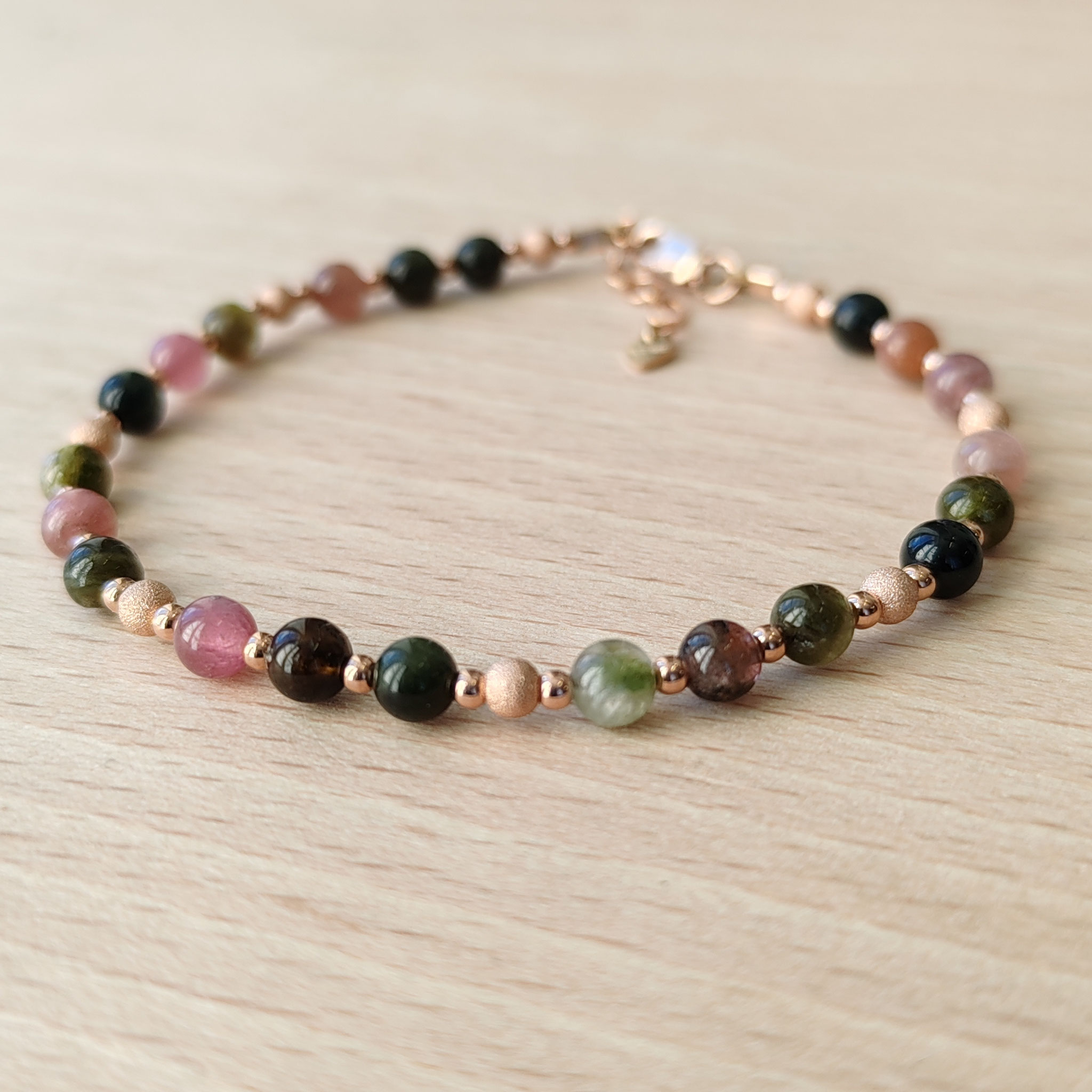 Tourmaline/goldfilled