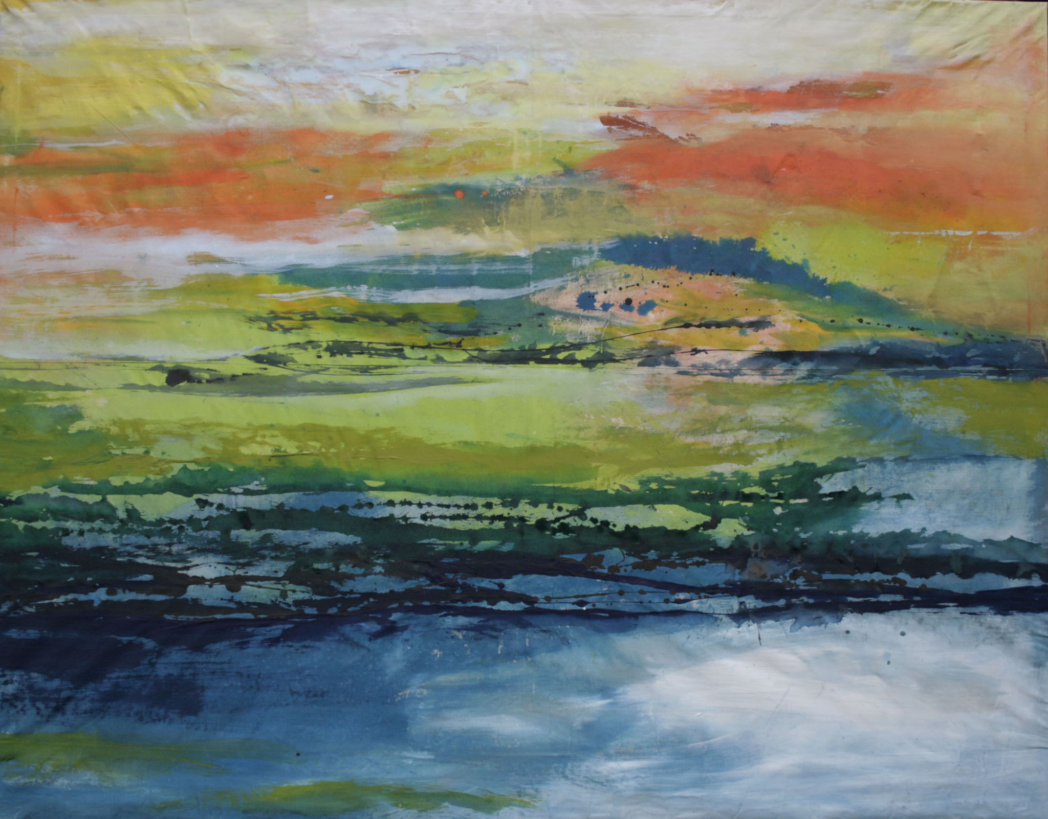 Landscape 2103,  Acryl auf Leinwand, 140 x 180 cm