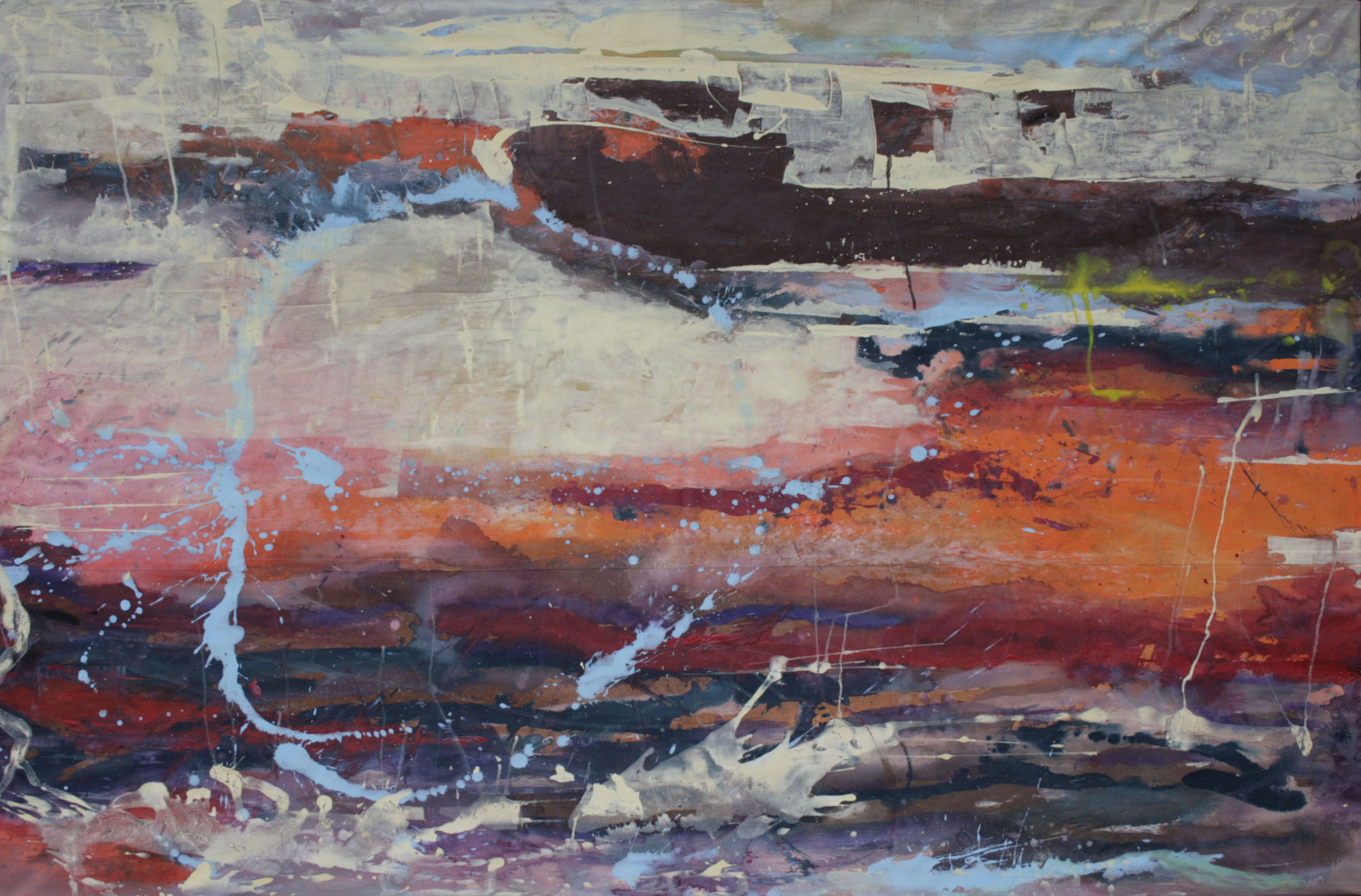 2302, Landscape, Acryl auf Leinwand, 120 cm x 180 cm