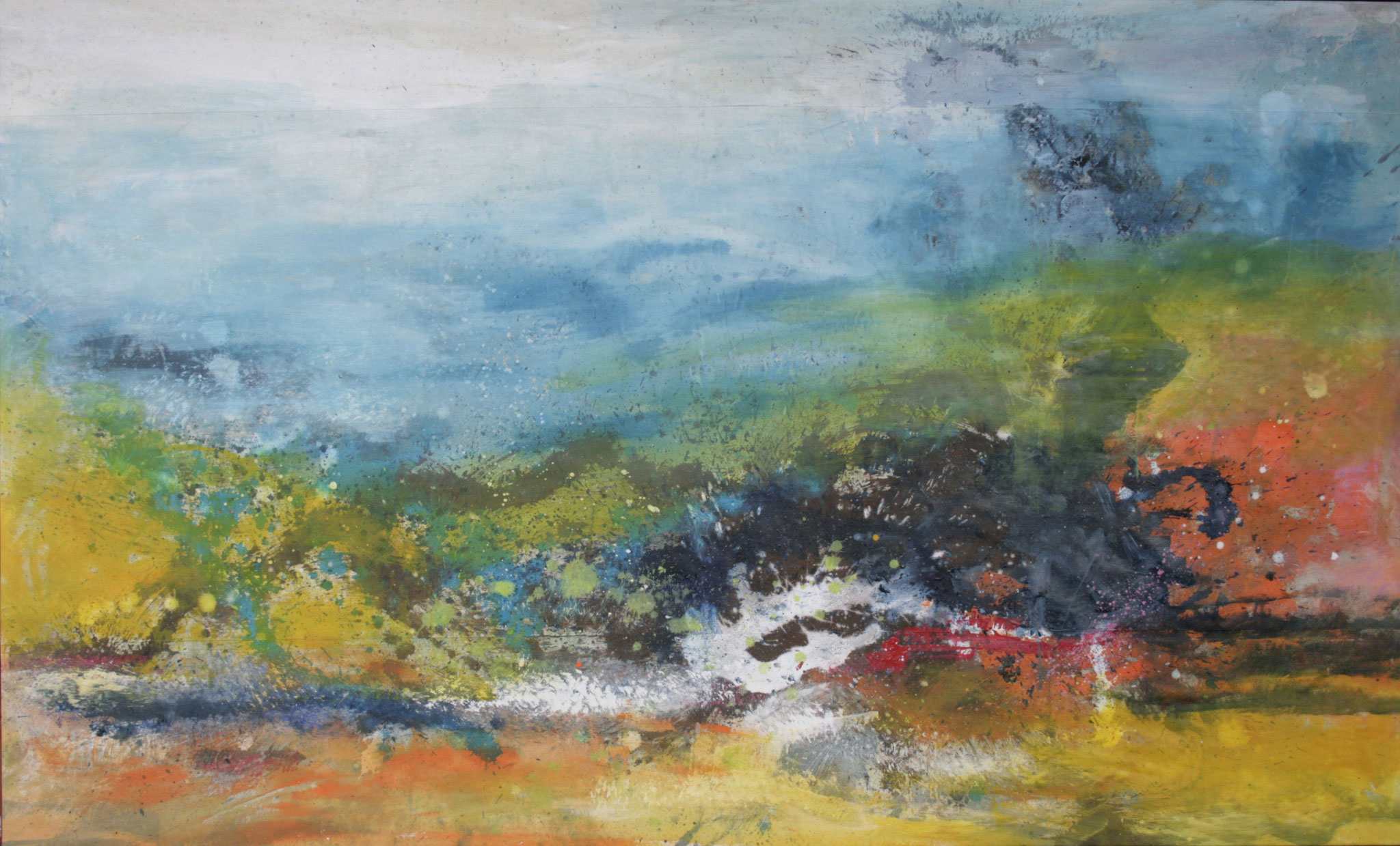 Landscape 2105,  Acryl auf Leinwand, 115 x 190 cm