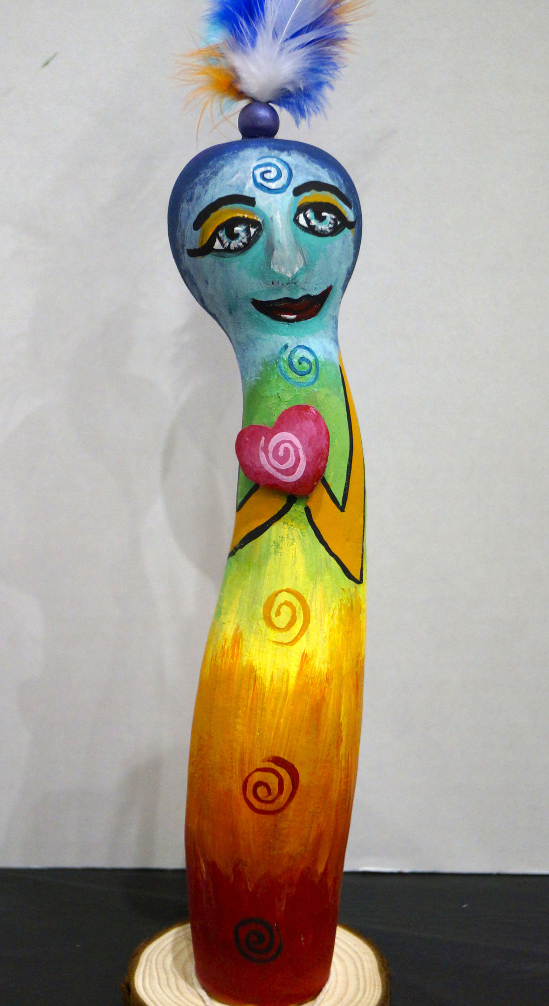 A-18 Gourd Doll/Spirit Figure - Melynda Lotven - Second Place