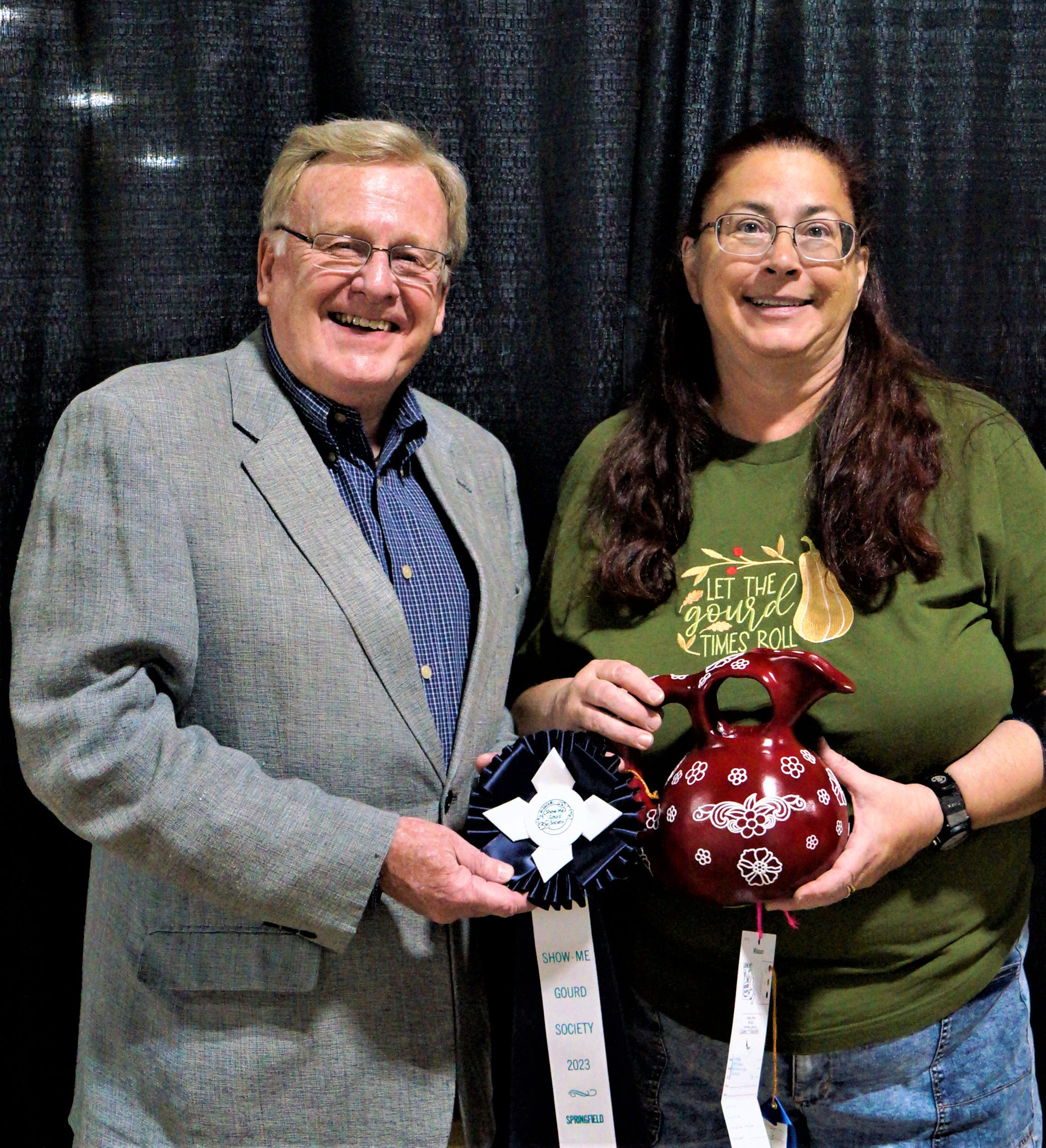 Springfield Mayor's Award — Toni Mickle with Mayor McClure