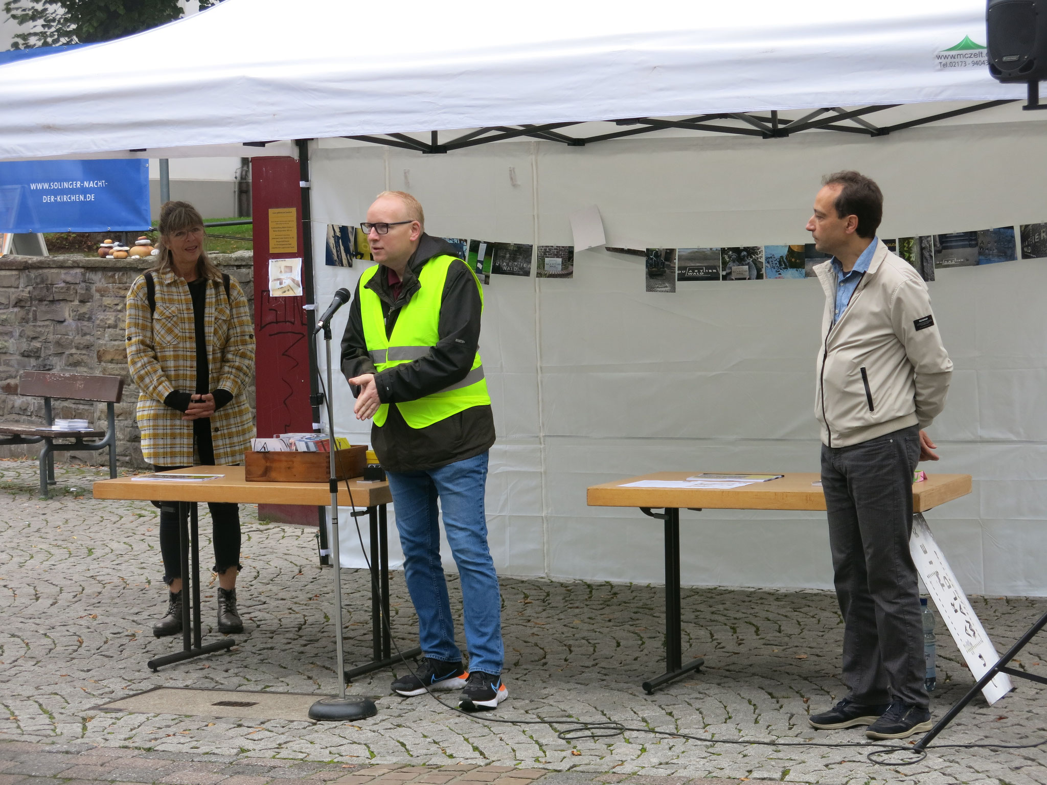 Begrüßung durch Markus Loerzer (Sparkasse SG-Wald)