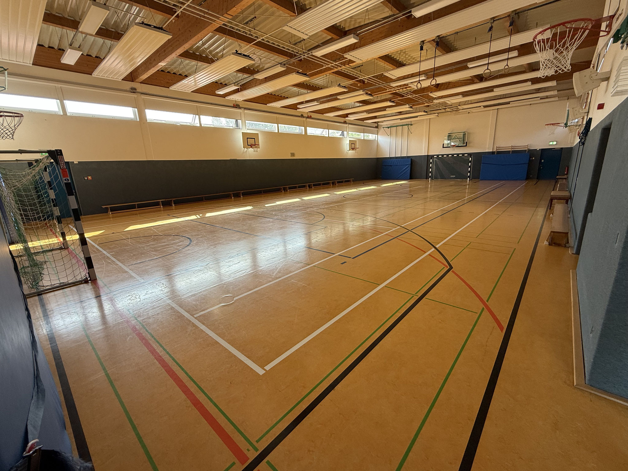 Die moderne Sporthalle