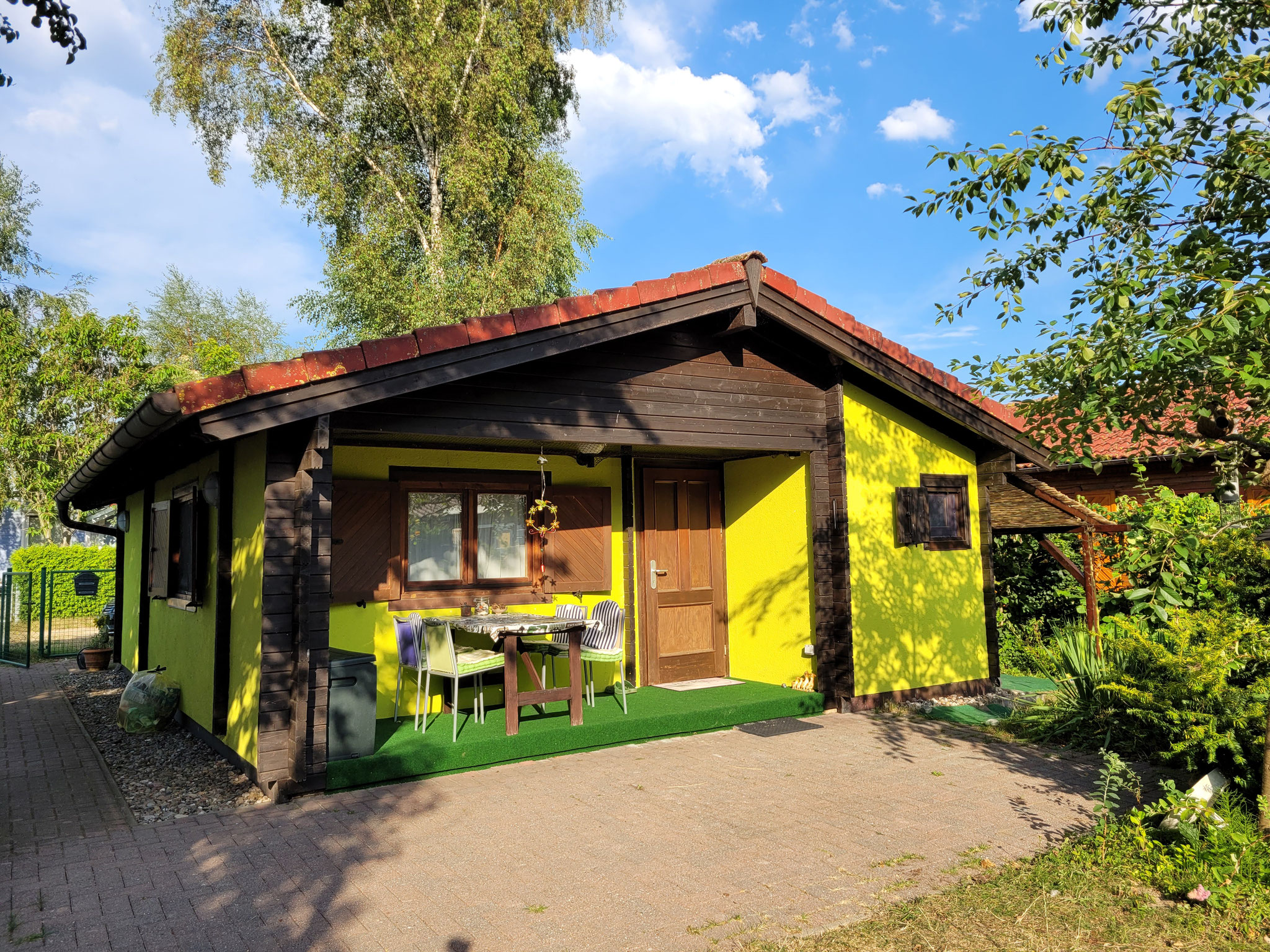 Terasse und Garten