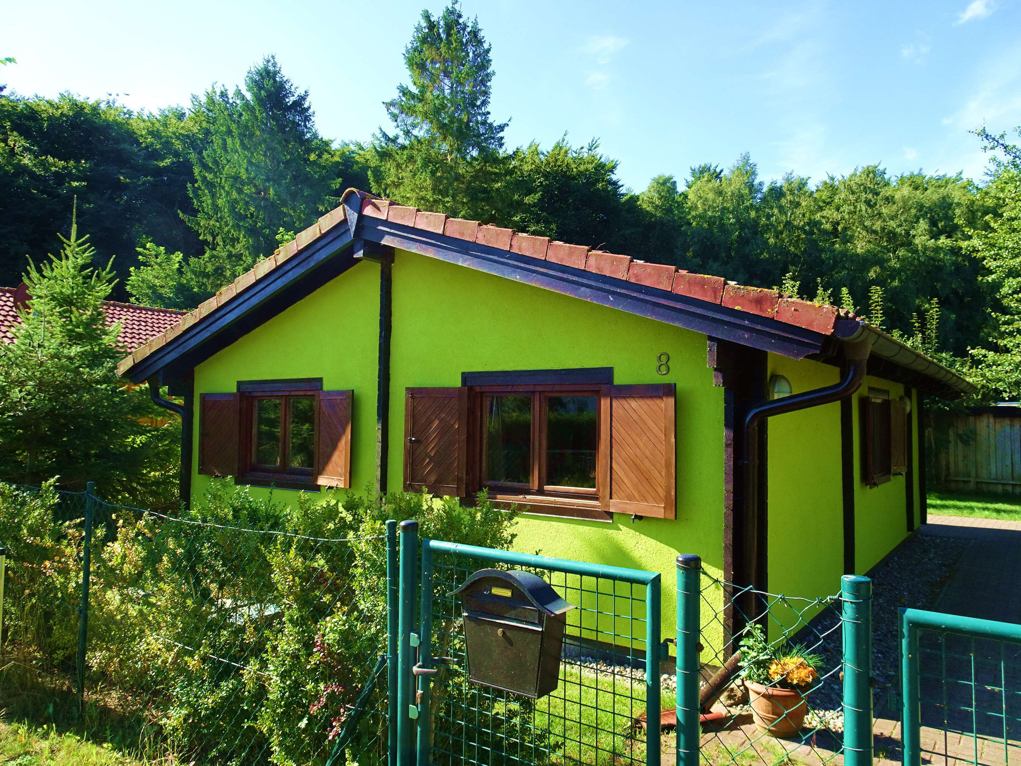 gemütliches Blockbohlenhaus