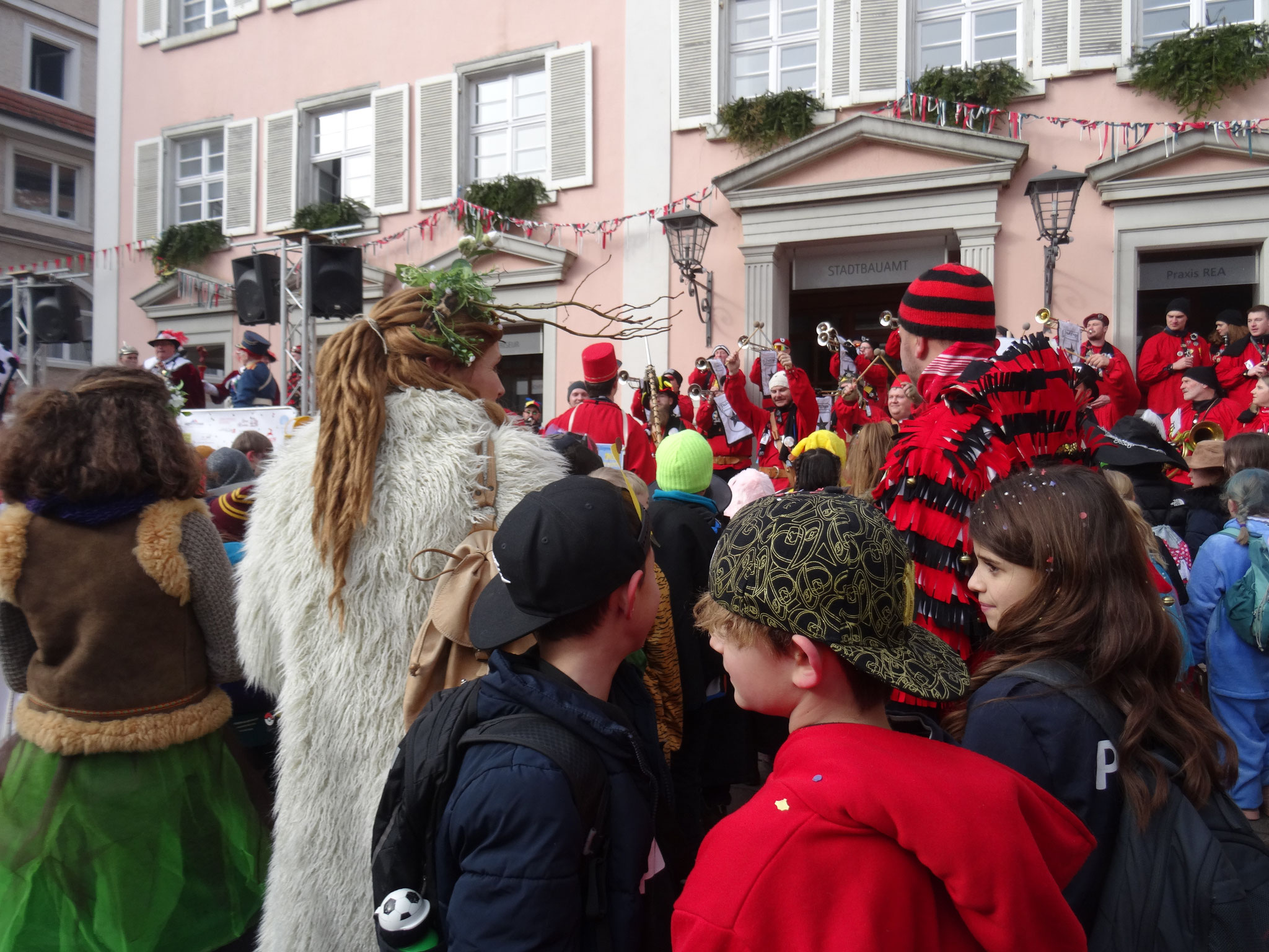 Auf dem Marktplatz gab es ein buntes Programm