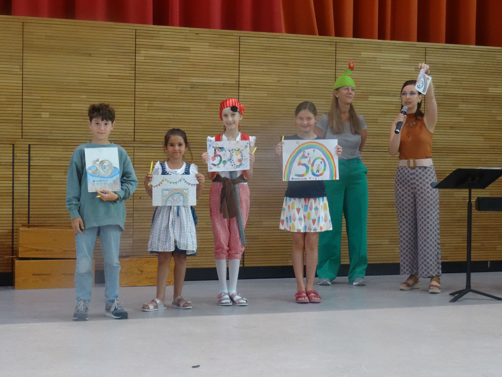 Die Gewinner des Malwettbewerbs 50 Jahre Grundschule