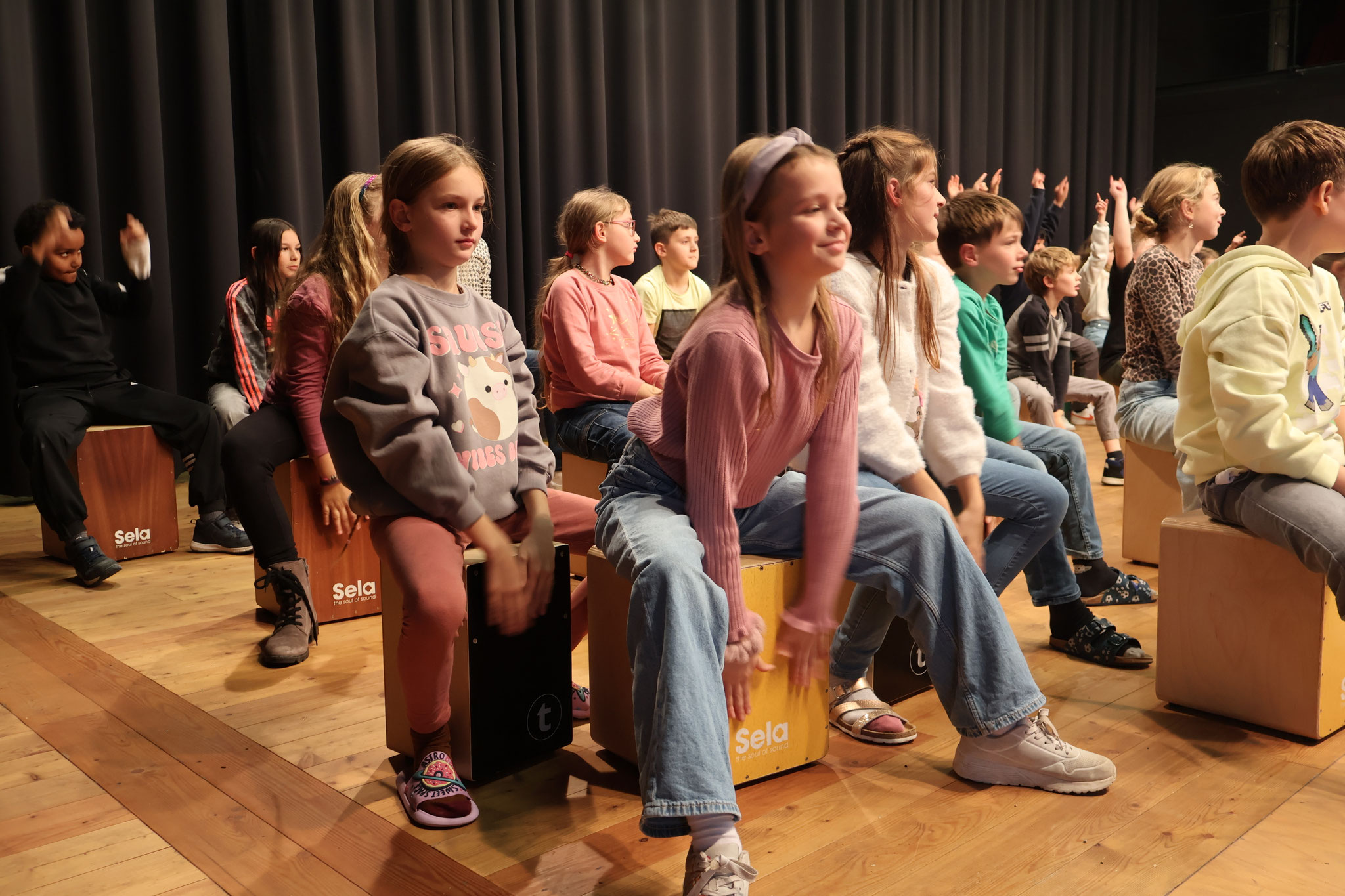 Es wurde im Rythmus getrommelt