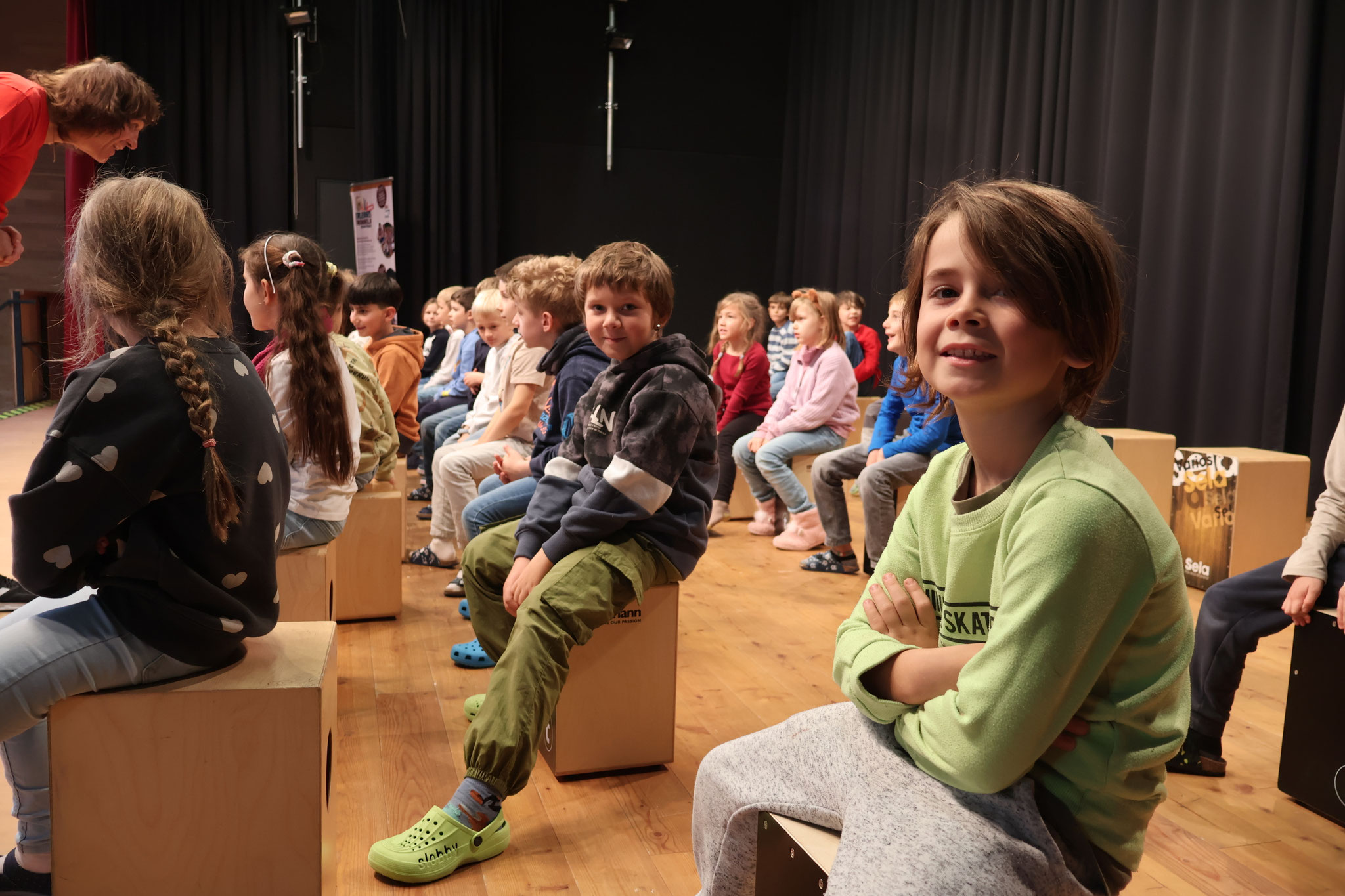 Uwe Pfauch gibt letzte Anweisungen bevor es losgeht