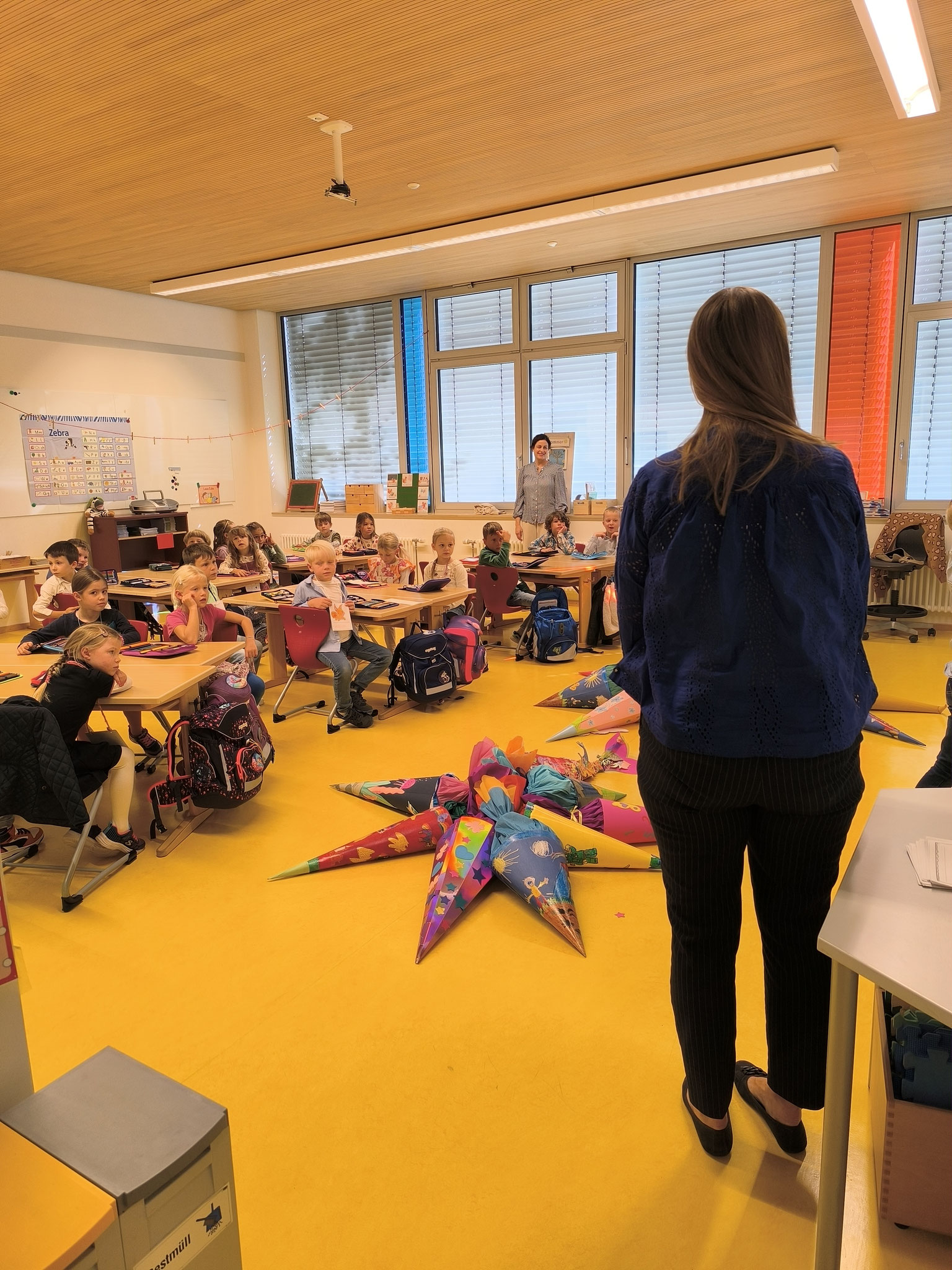 Ein Blick in das Klassenzimmer der 1c