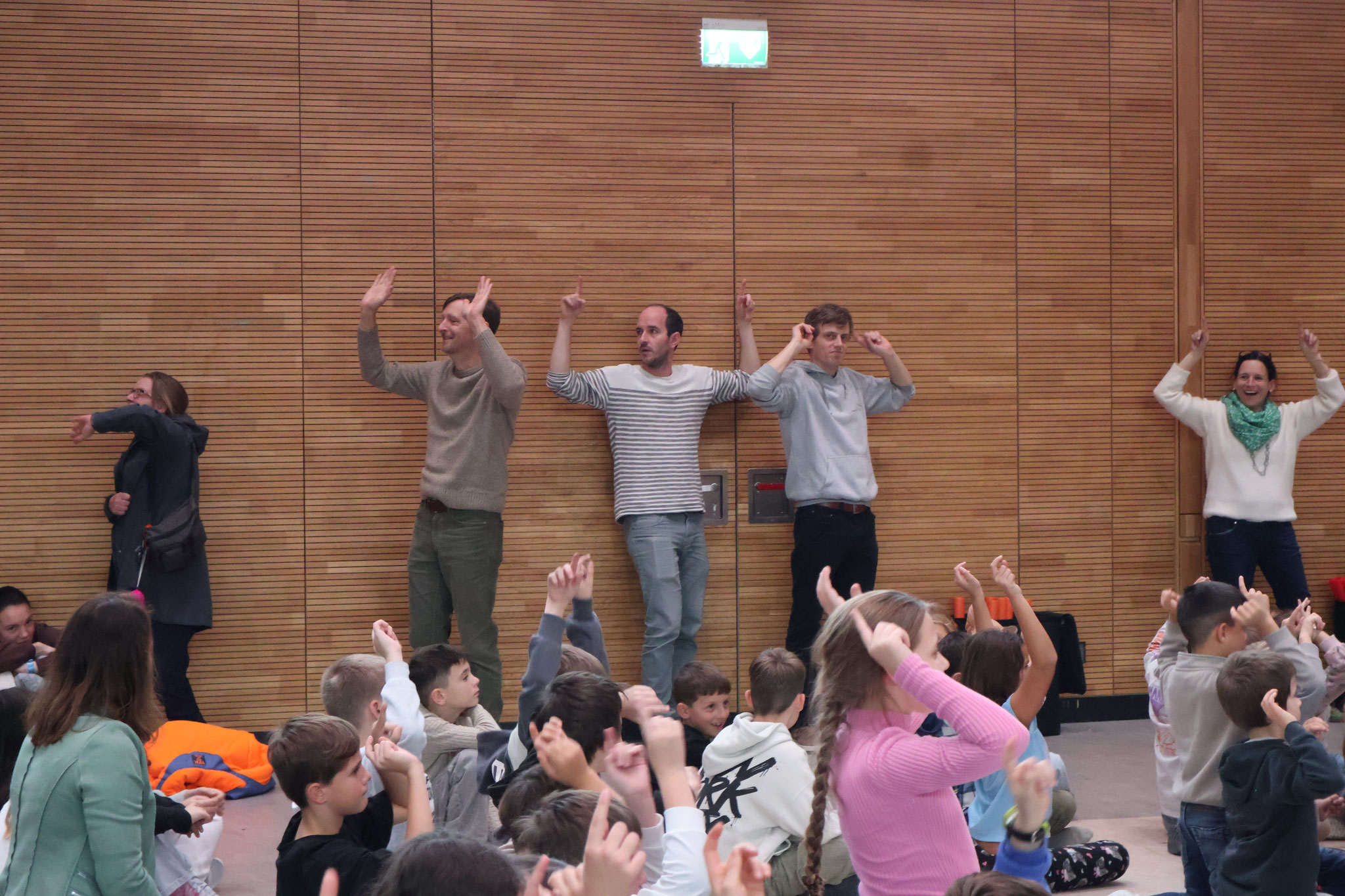 Auch die Lehrkräfte machten mit