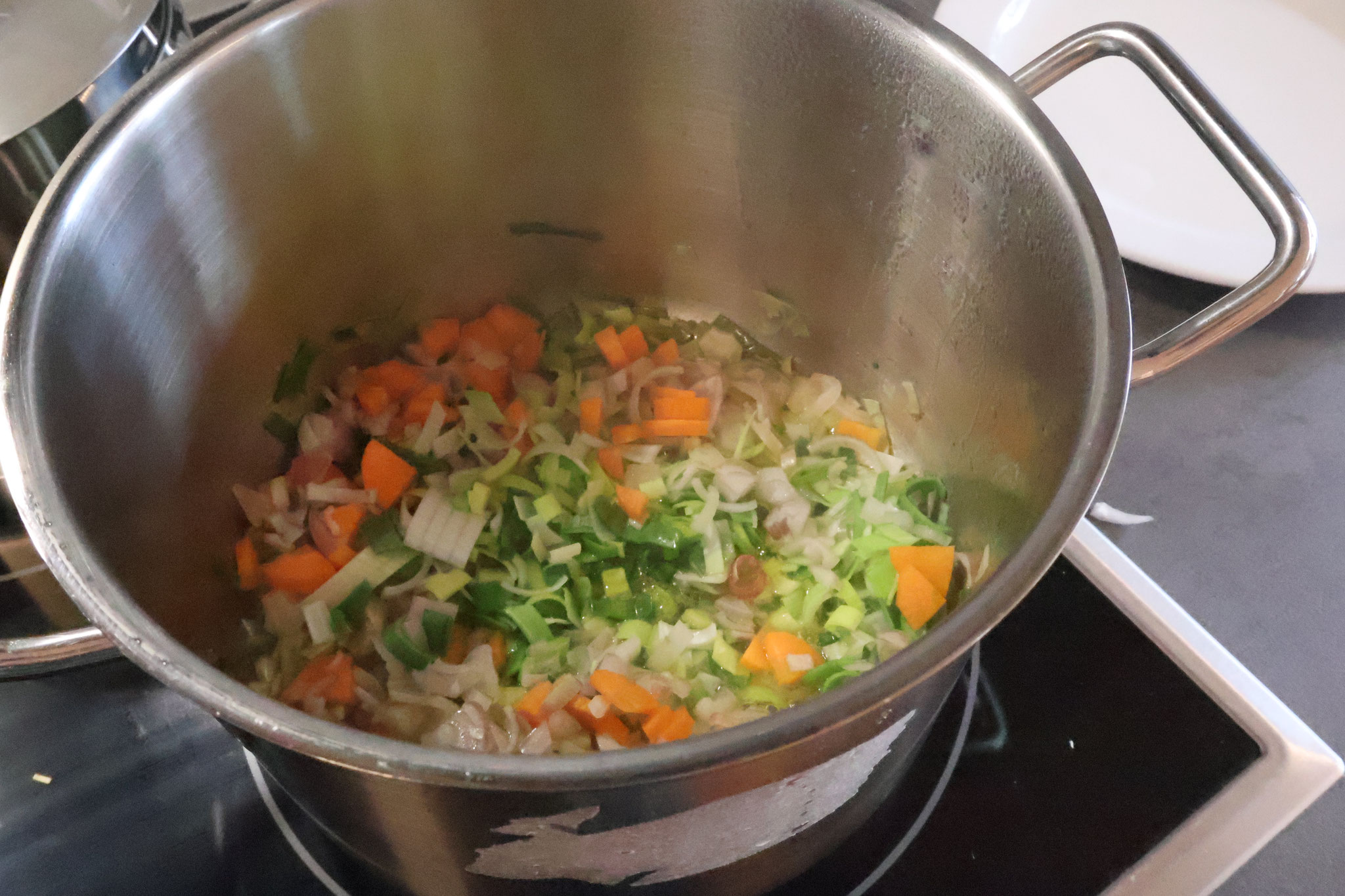 Da kocht es auch schon!