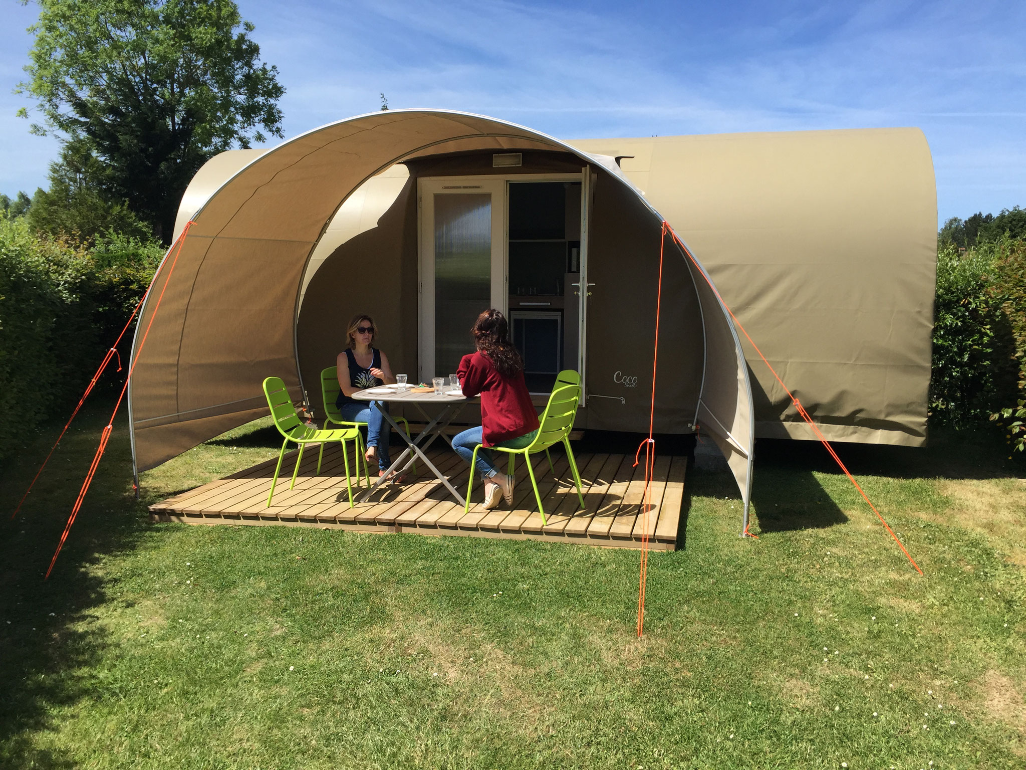  Camping Quend-Plage - Baie de Somme - Fort-Mahon - Location Mobil home - location insolite  