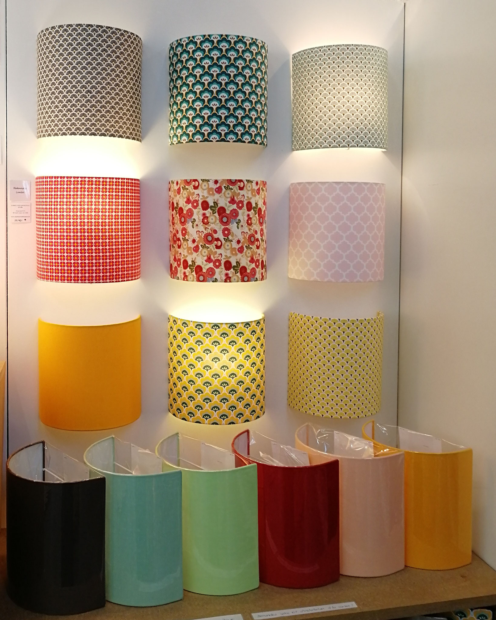 Boutique Appliques Murales Tissu Design Et Originales En Tissu Fabriquees En France Mademoiselle Lumiere