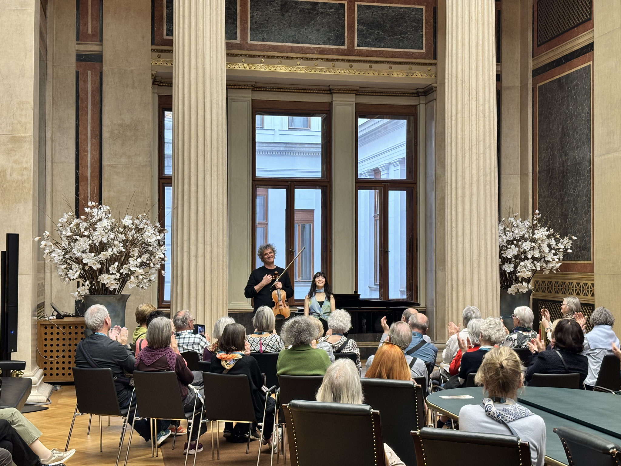 mit Klaus Christa (Viola) im österreichischen Parlament