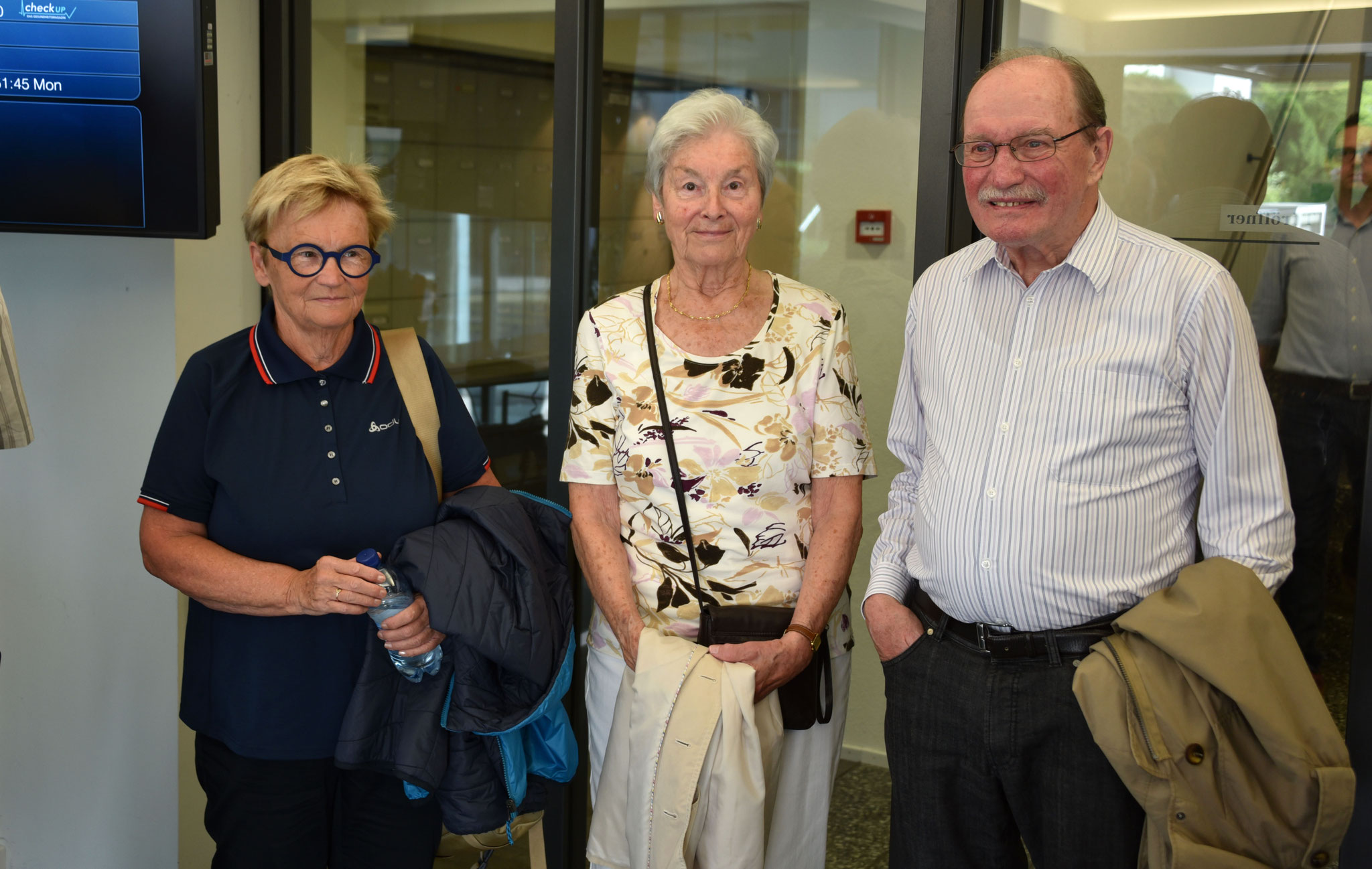 Monika van de Giessen, Sylvia und Beat Müller.