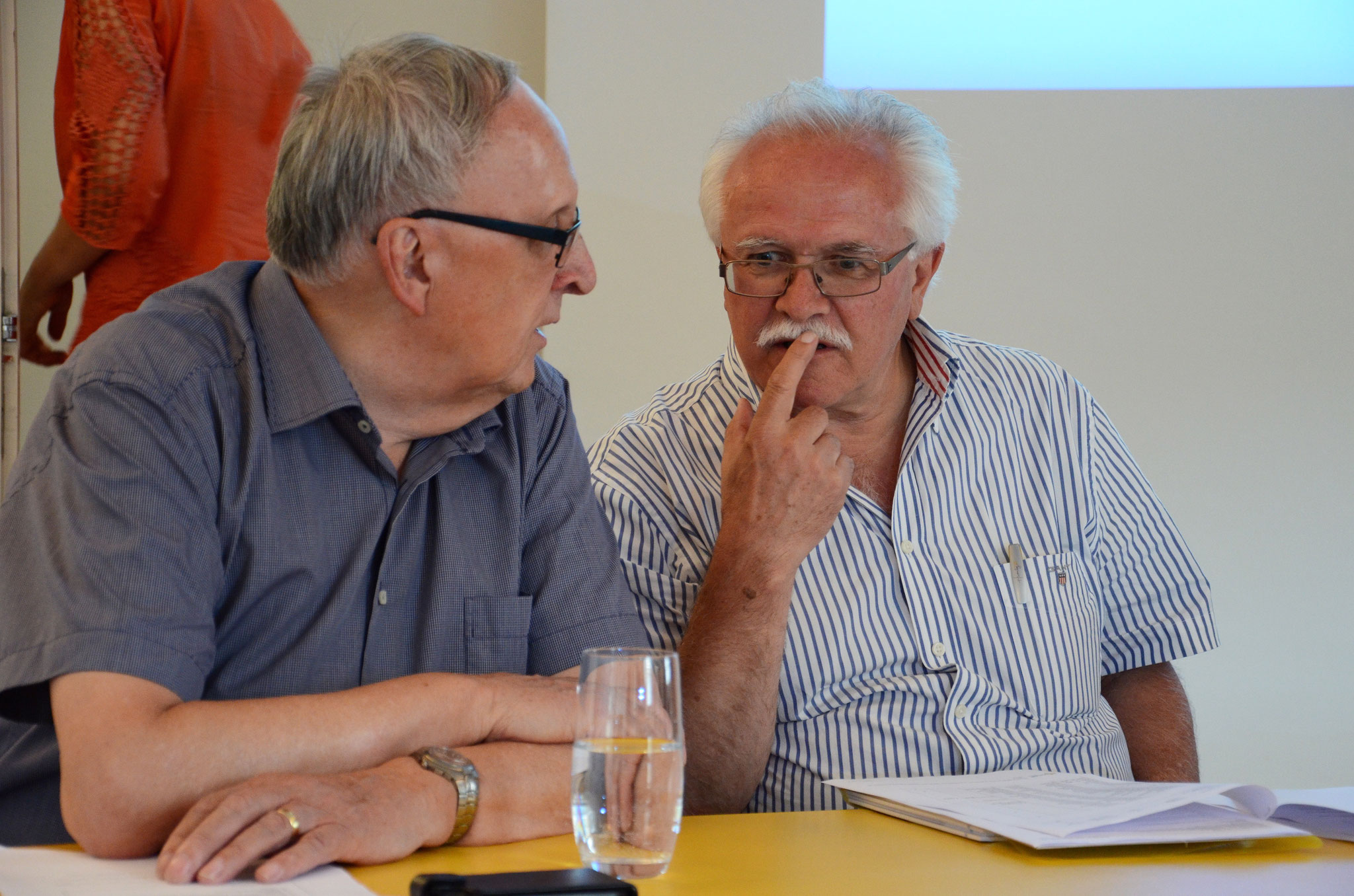 Seppi Ritler und Josias Clavadetscher