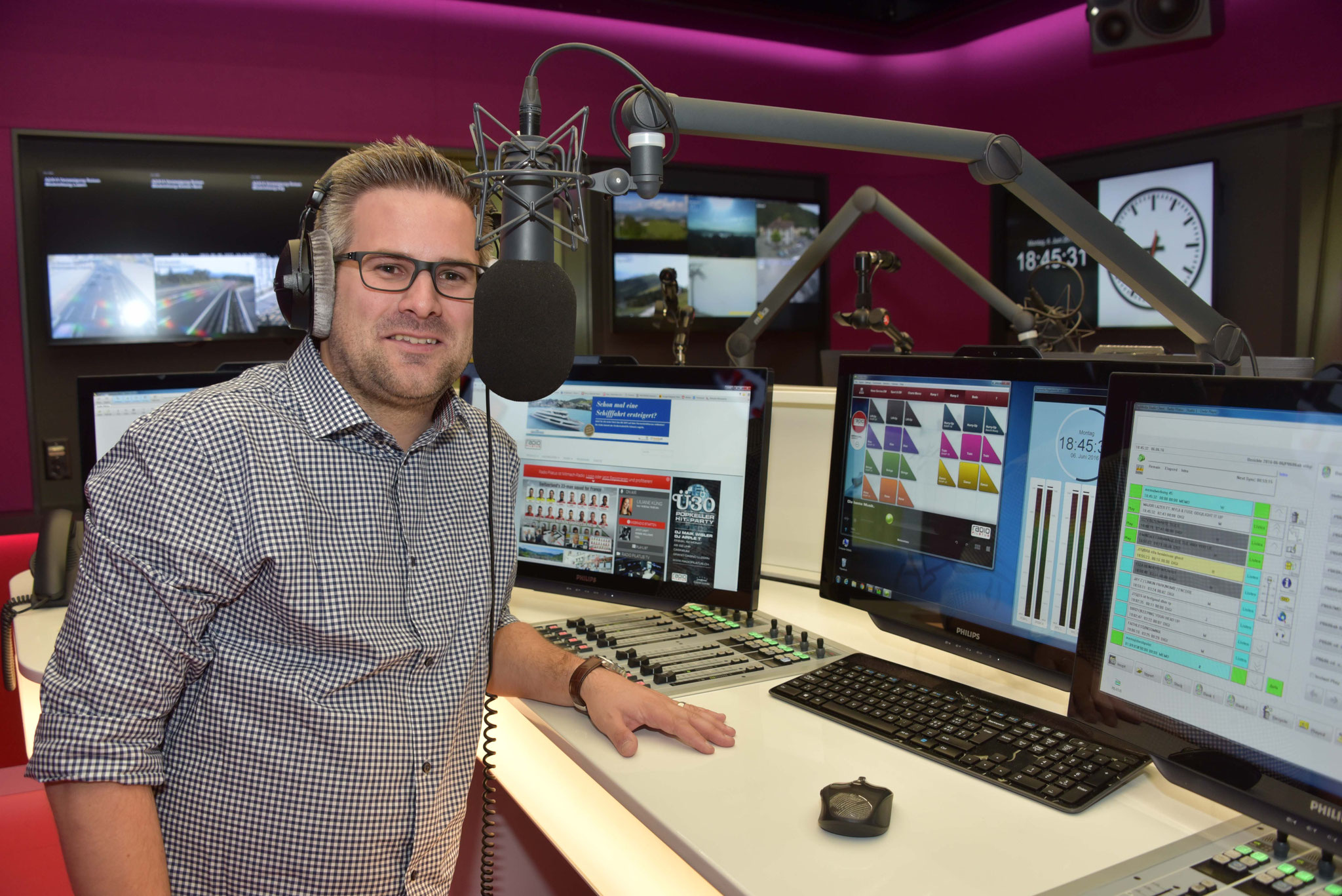Roman Unternährer, Leiter Moderation Radio Pilatus.