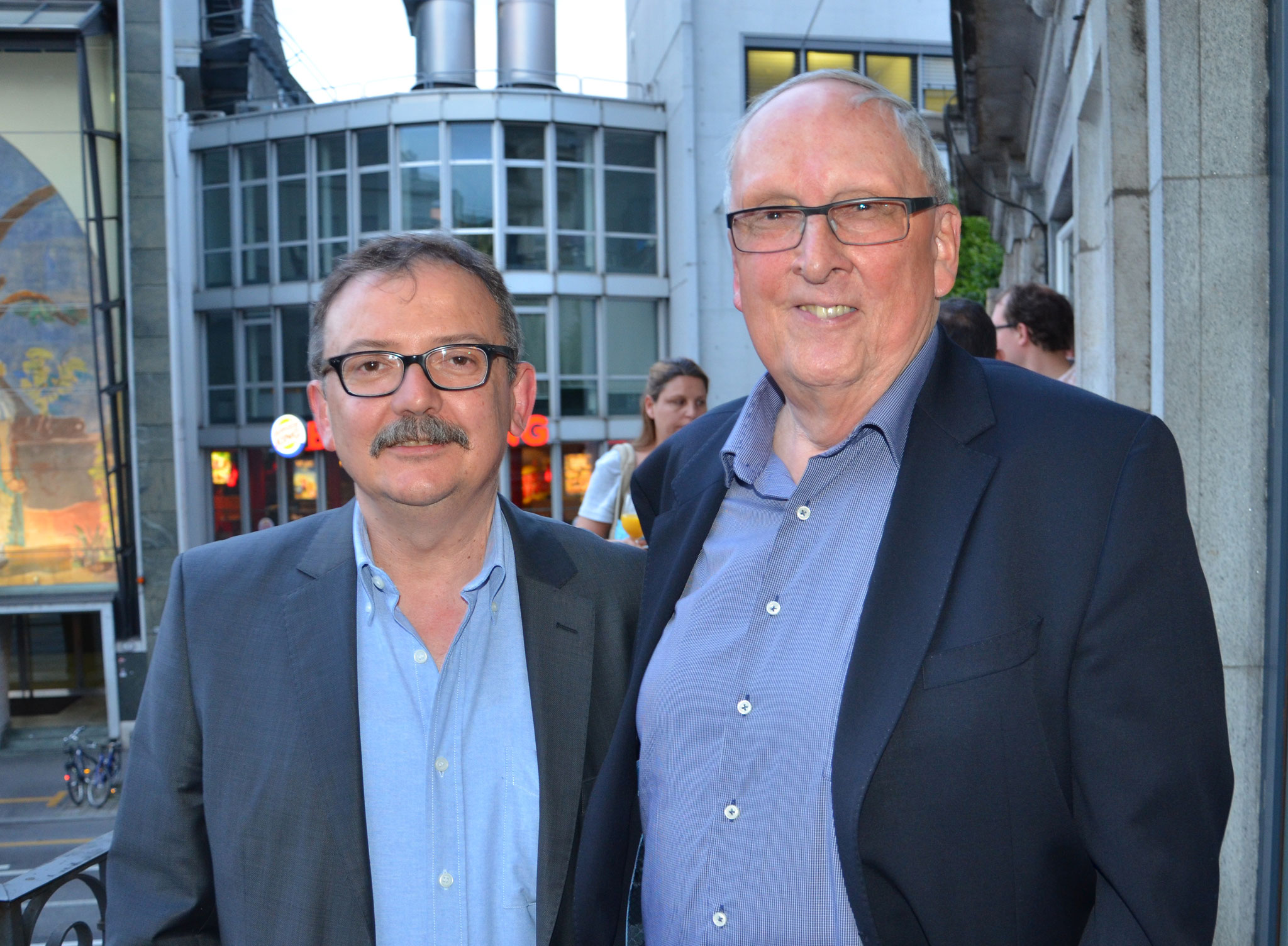 Zwei «Grosse» der Szene! Diego Yanez und Seppi Ritler.