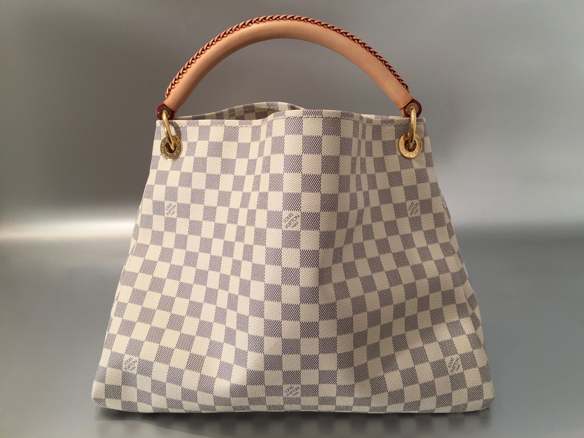 Louis Vuitton Damier Azur Artsy MM Ankauf Verkauf Second Hand Designertaschen und Accessoires