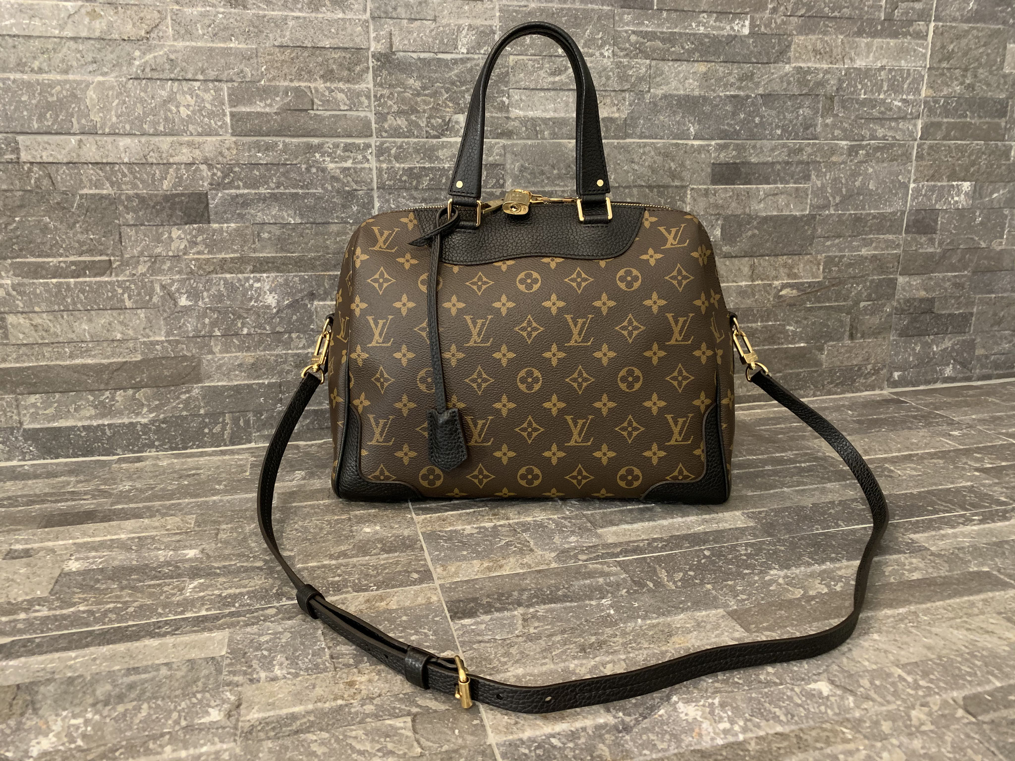 Louis Vuitton Monogram Canvas Retiro NM in Noir - Ankauf & Verkauf Second  Hand Designertaschen und Accessoires