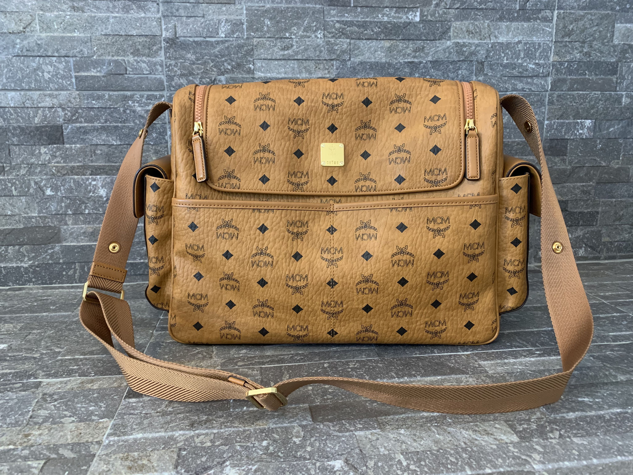Mcm diaper bag hotsell