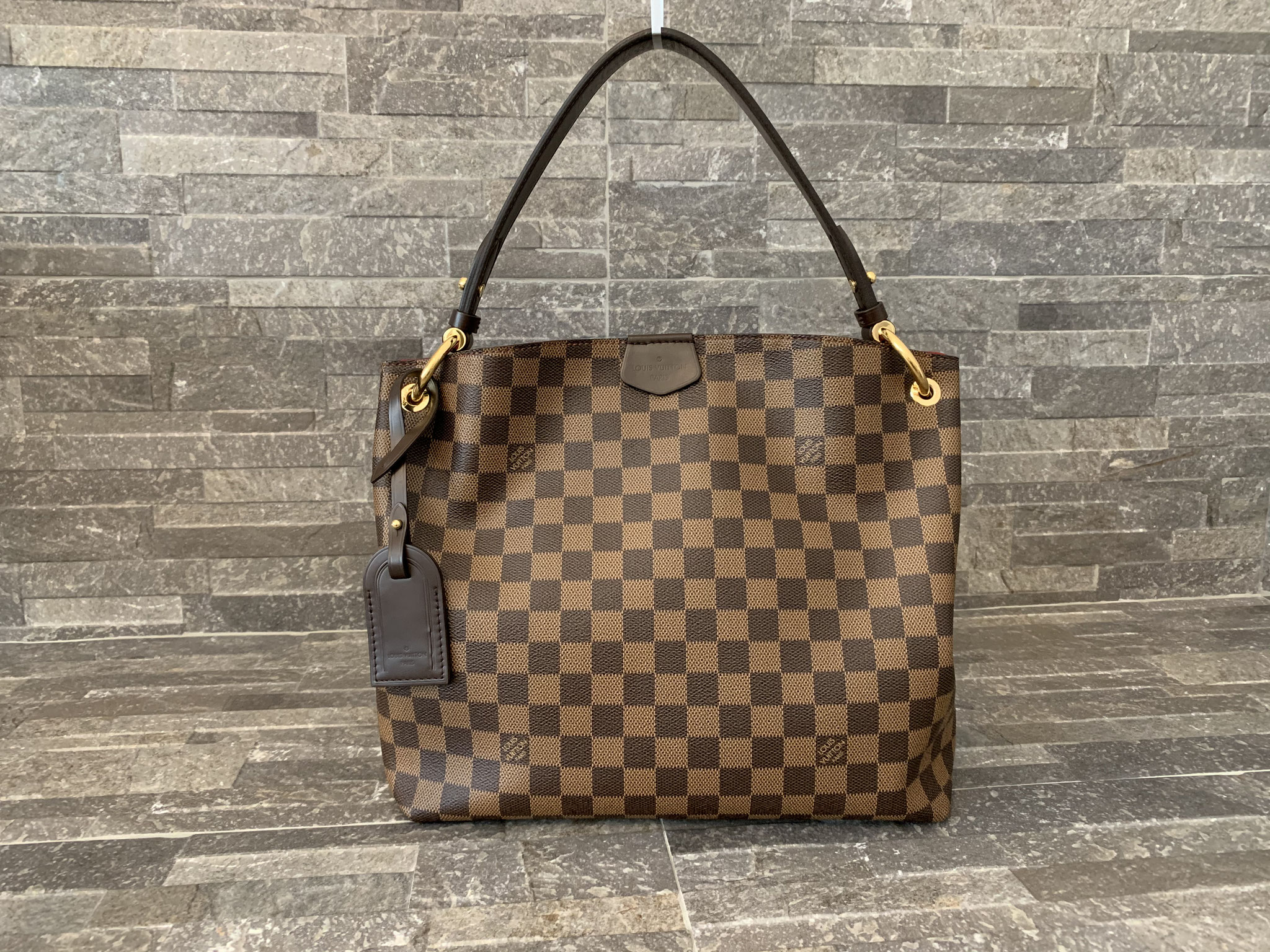 Louis Vuitton Graceful PM review Damier Ebene. 