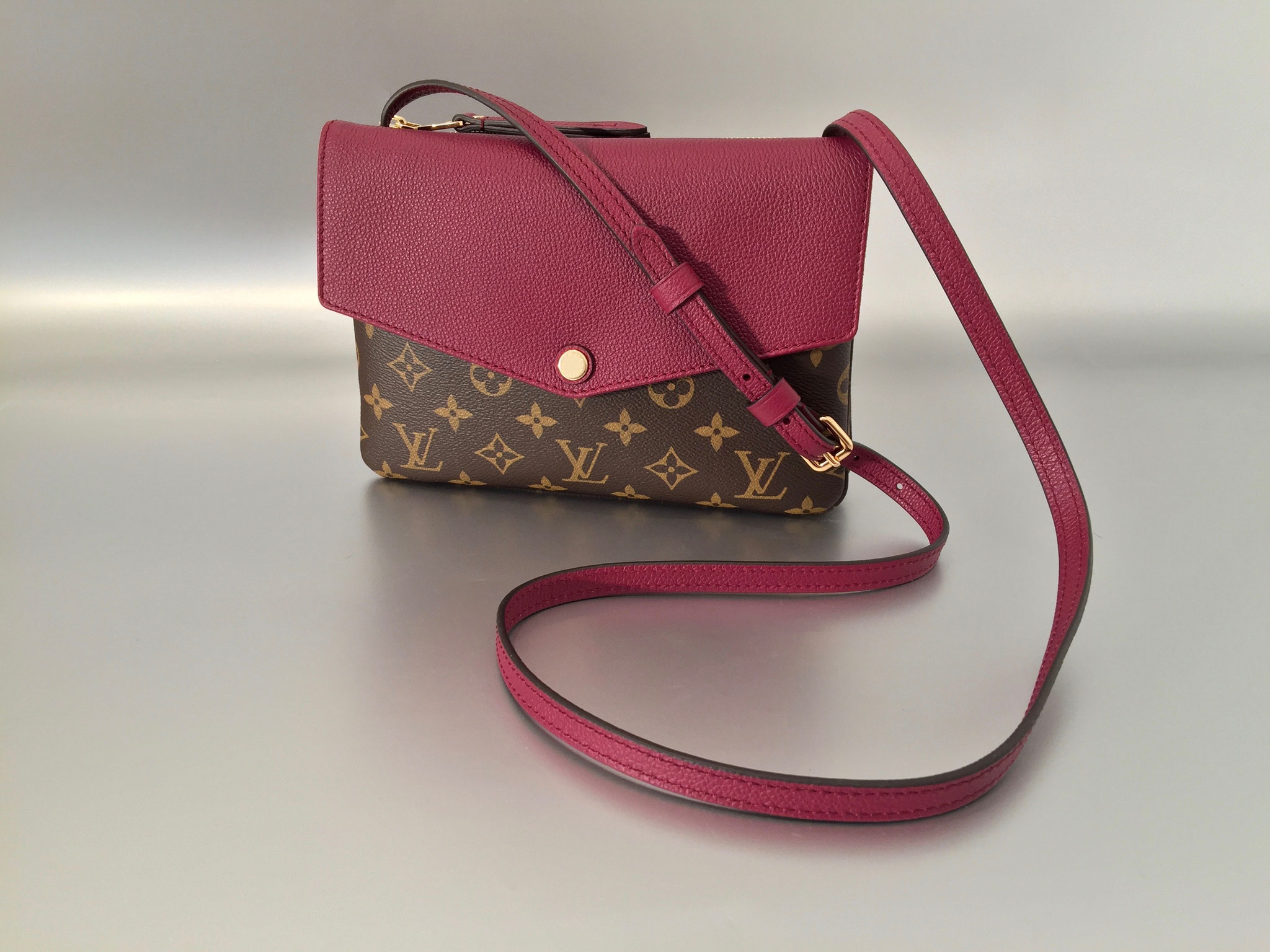 Louis Vuitton Monogram Canvas Twinset Twice in Aurore Ankauf Verkauf Second Hand Designertaschen und Accessoires