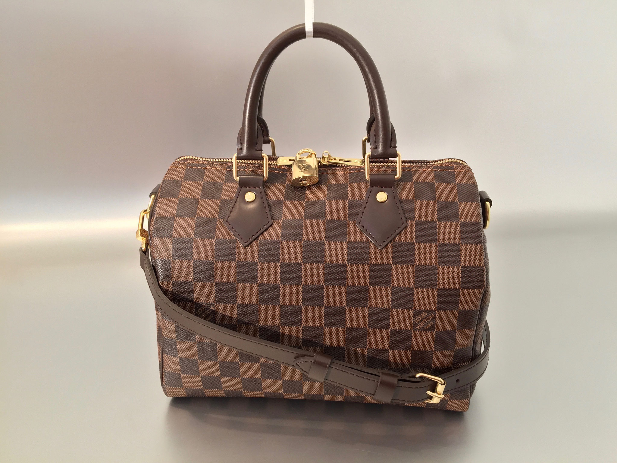 Speedy 25 bandouliere damier ebene hot sale