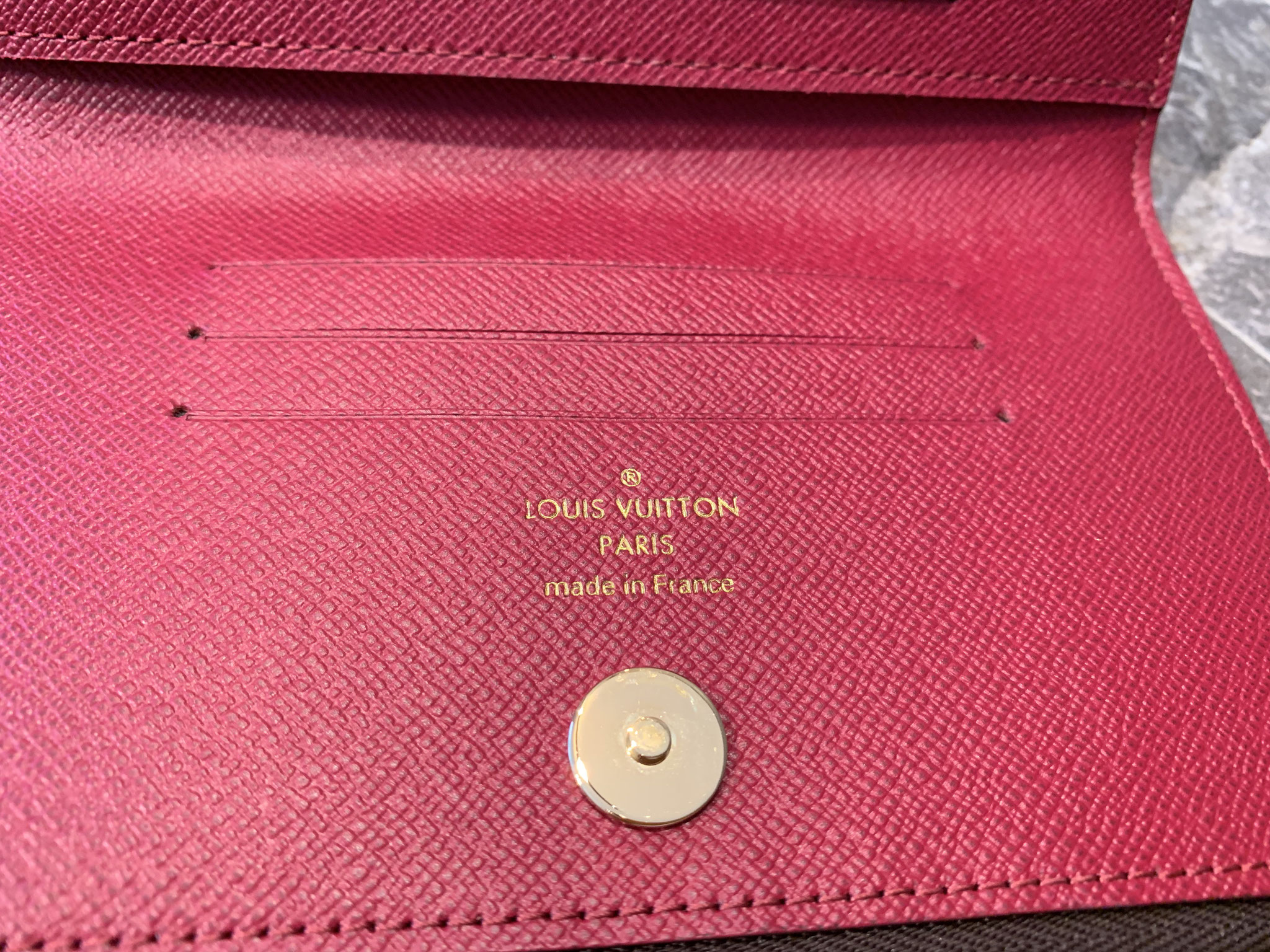 Louis Vuitton Monogram Compact Adele Wallet Piment