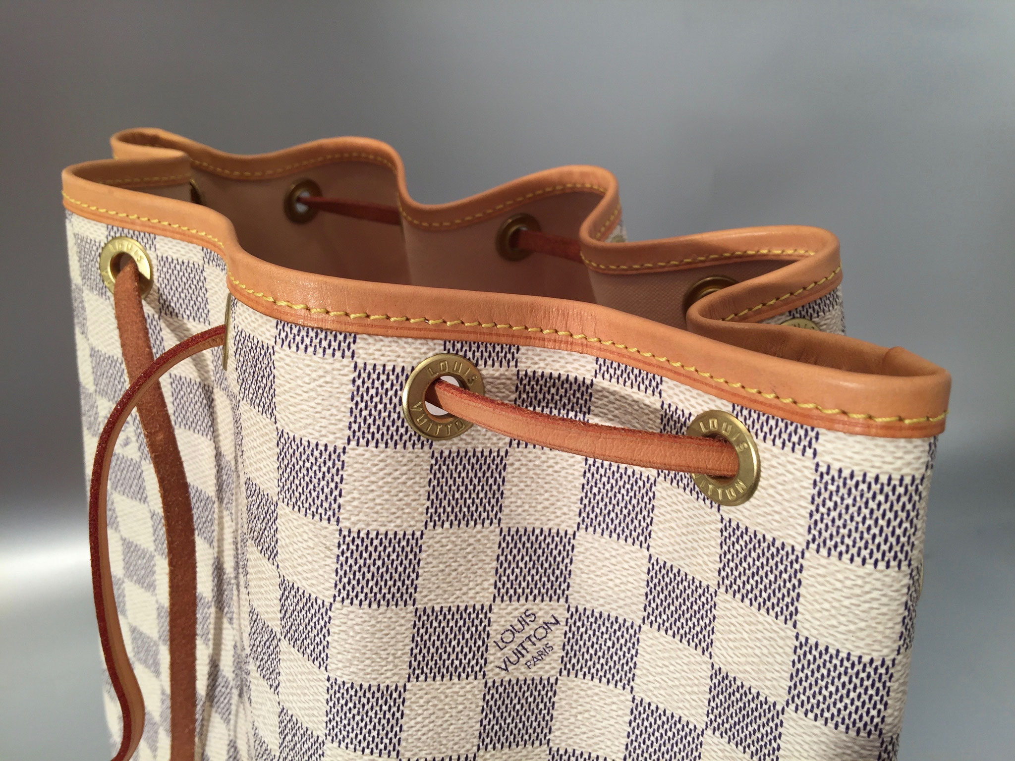 Louis Vuitton Damier Azur Noe Ankauf Verkauf Second Hand Designertaschen und Accessoires