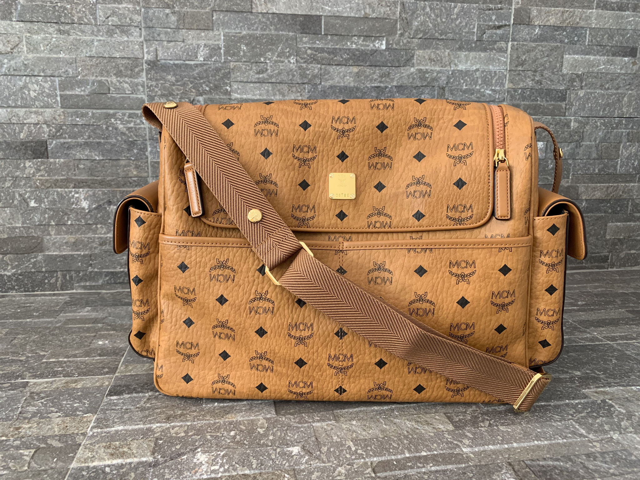Mcm baby bag 2025