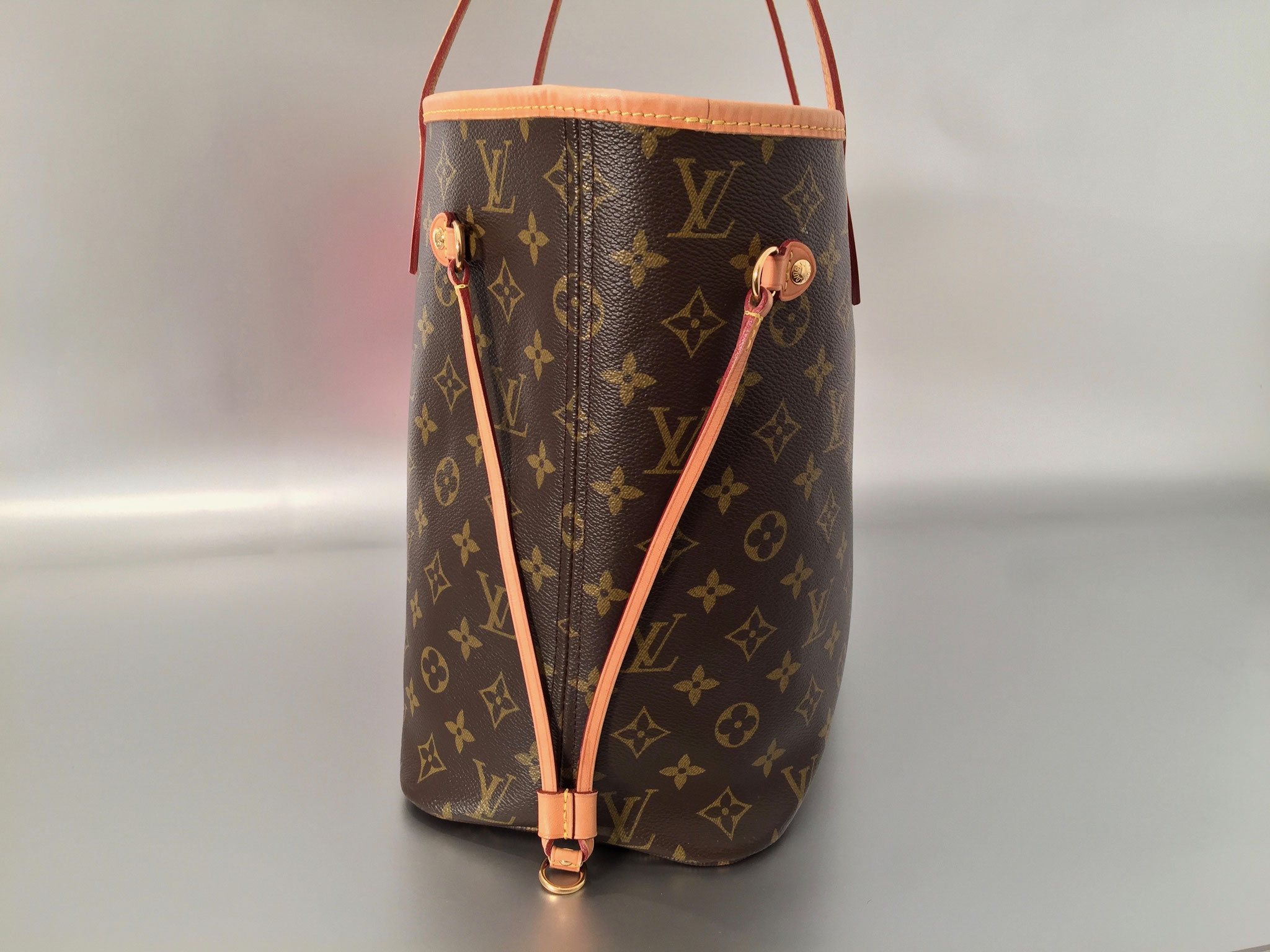 Louis Vuitton Monogram V Neverfull MM in Grenade Ankauf Verkauf Second Hand Designertaschen und Accessoires