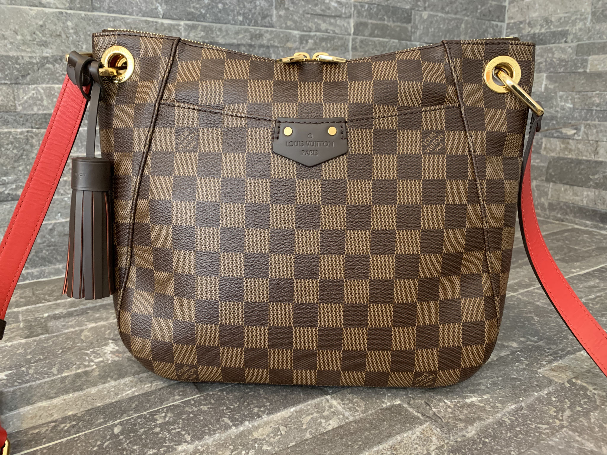 Preloved LOUIS VUITTON Damier Ebene South Bank Besace Crossbody Bag SD –  KimmieBBags LLC