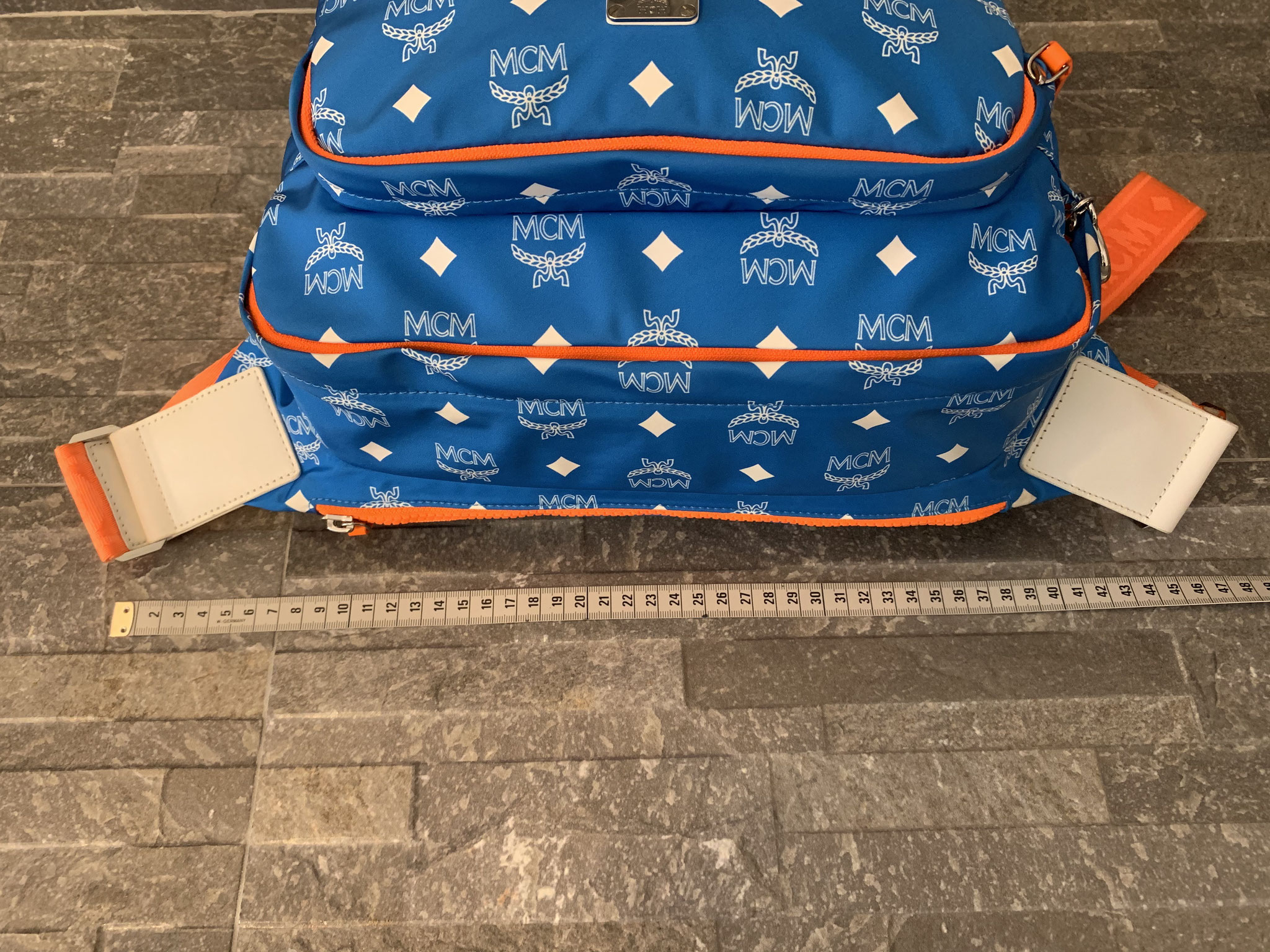 Mcm resnick nylon backpack on sale