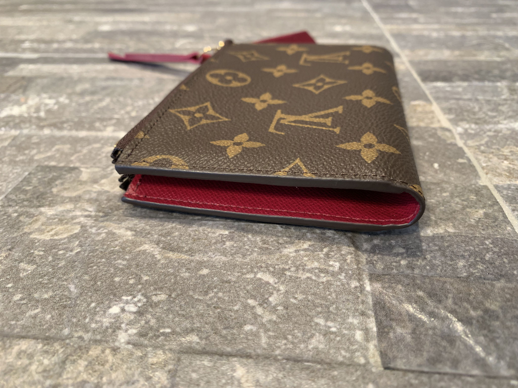 Louis Vuitton Adele Wallet Monogram Fuchsia - LVLENKA Luxury