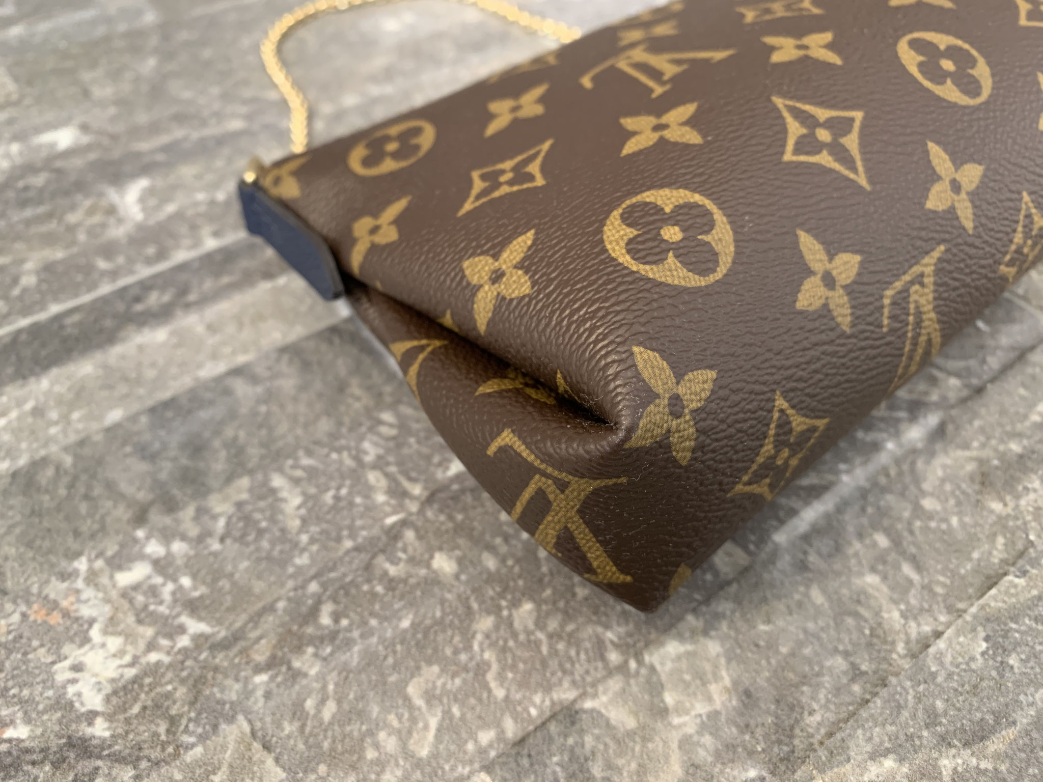 🔥LOUIS VUITTON Pallas Clutch Chain Crossbody Bag Monogram Marine Blue RARE  GIFT