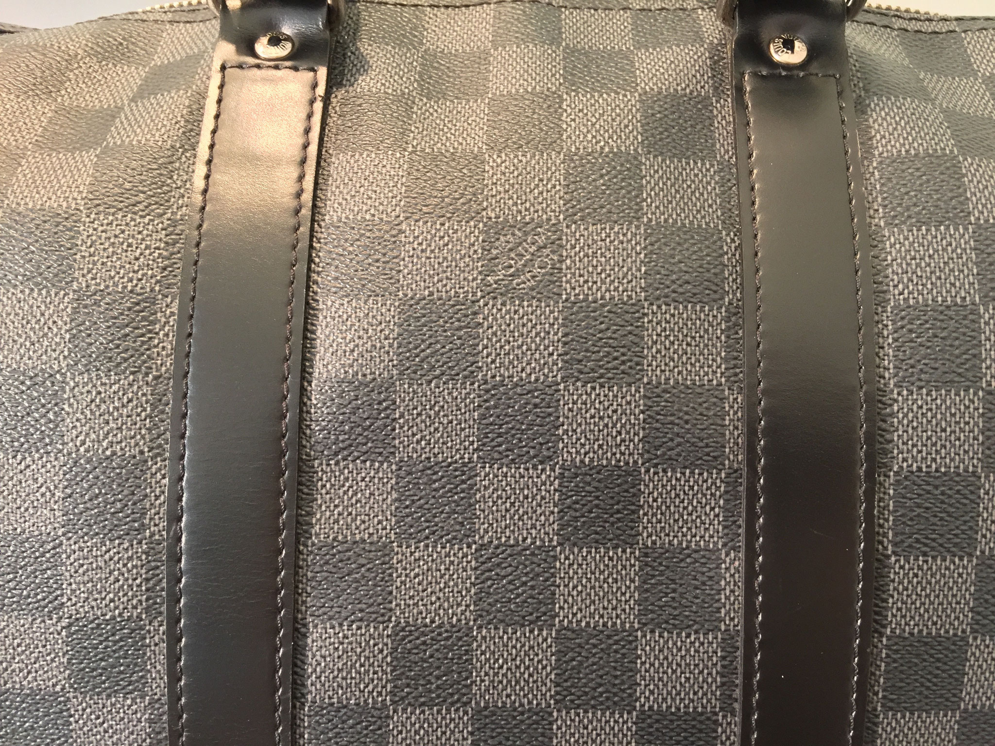 Louis Vuitton Damier Graphite Keepall Bandouliere 45 Ankauf Verkauf Second Hand Designertaschen und Accessoires