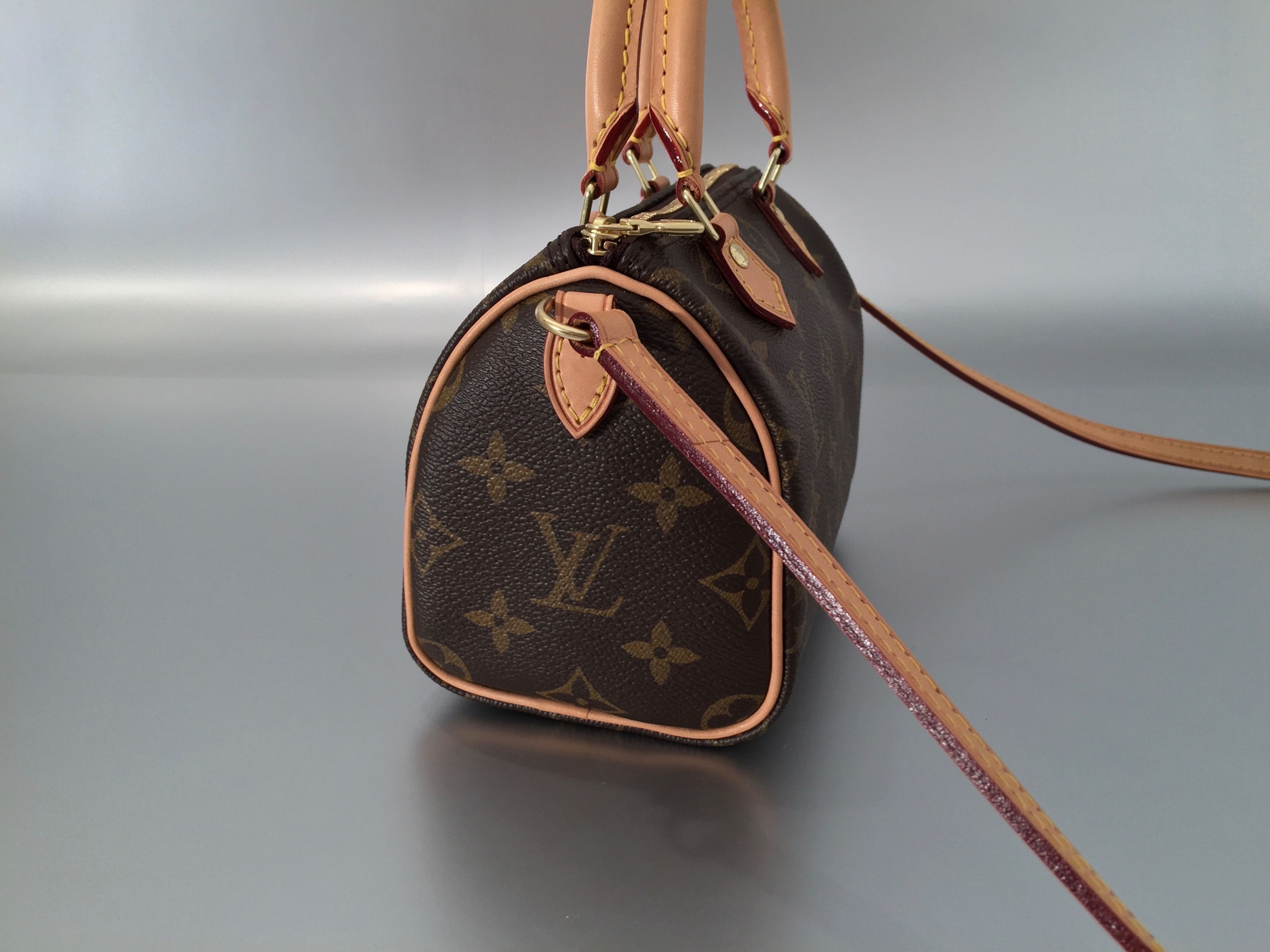 Louis Vuitton Monogram Vintage Nano Speedy With Lock and Key - ADL1883