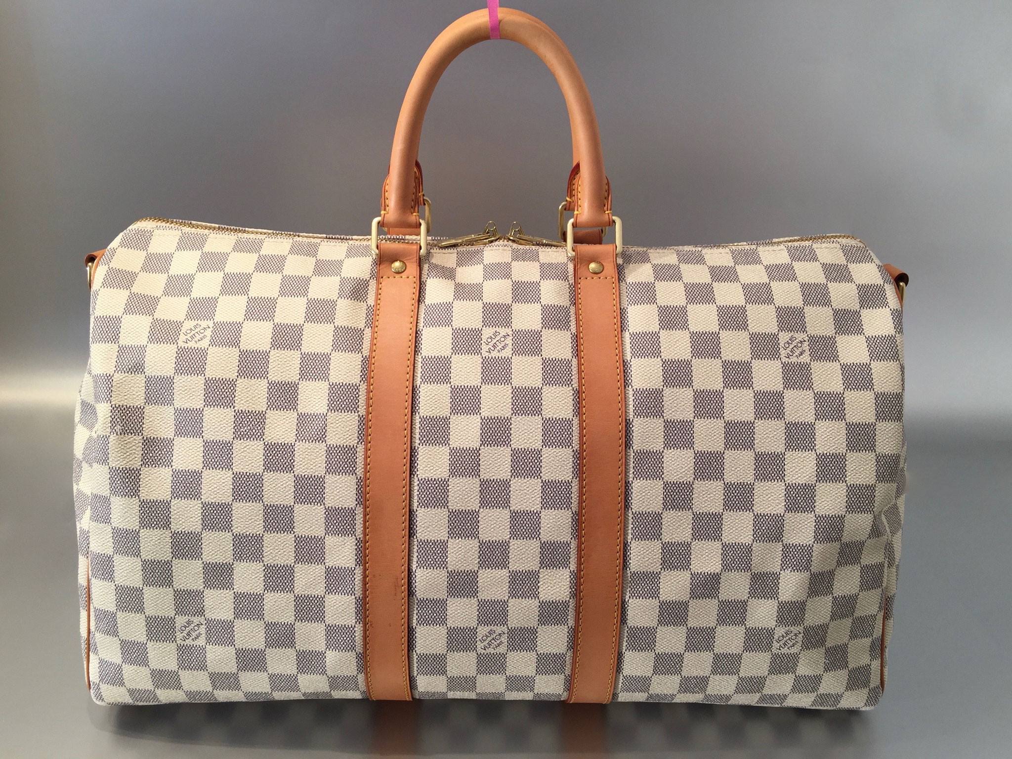 Keepall 45 Bandoulière in Damier Azur (MB0049)