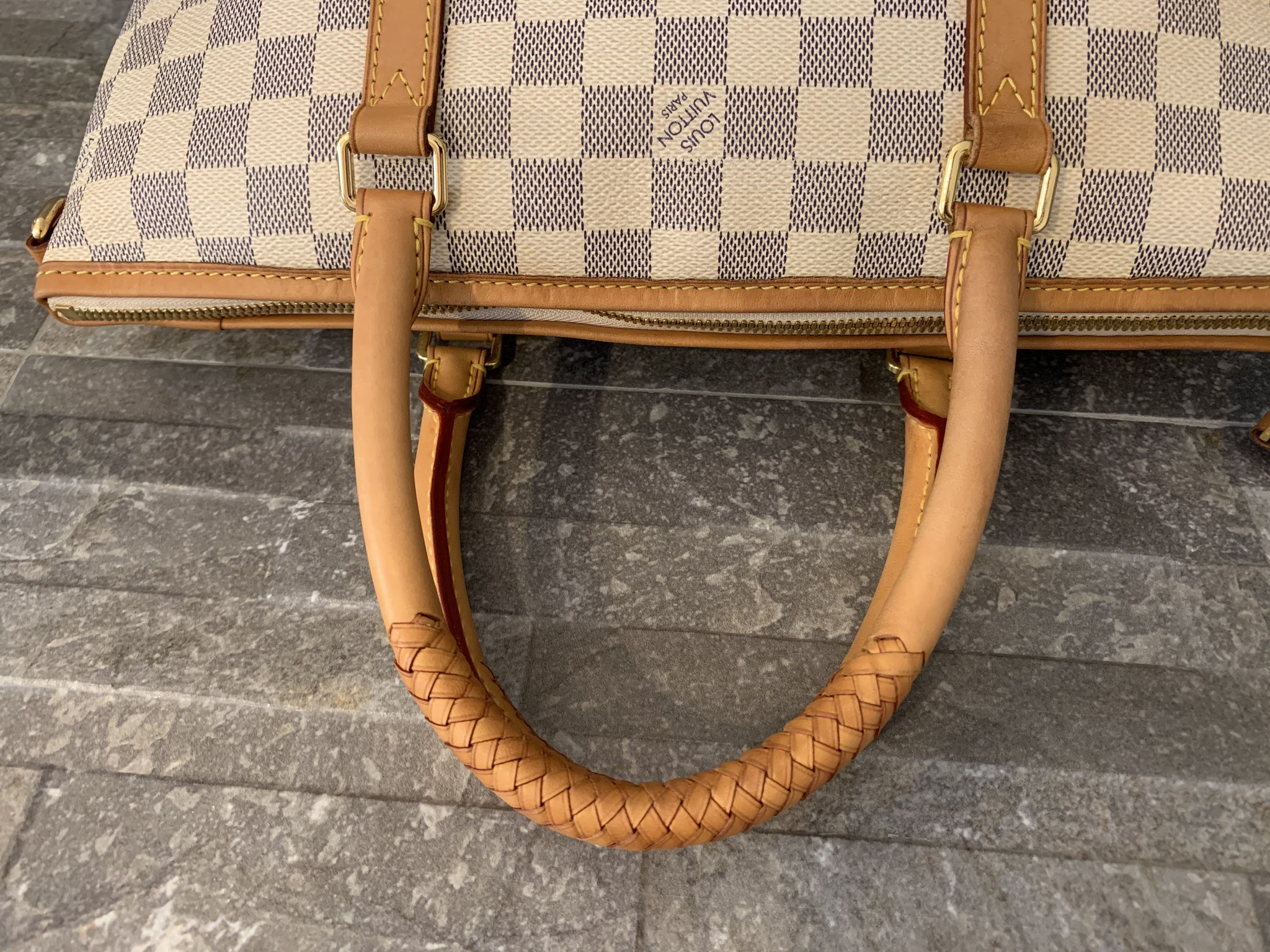 Louis Vuitton Damier Azur Riviera PM Ankauf Verkauf Second Hand Designertaschen und Accessoires