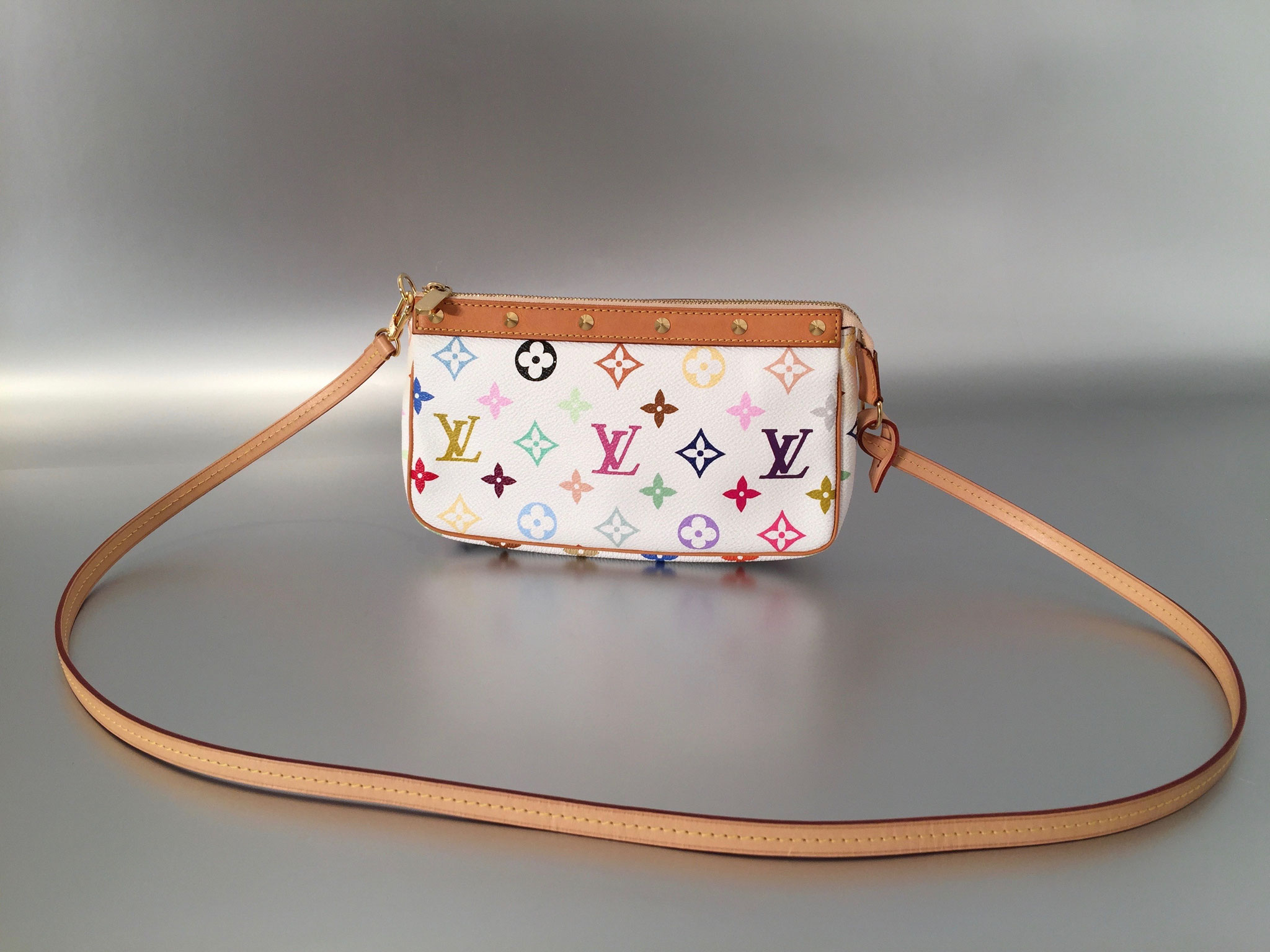 Auth Louis Vuitton Monogram multi-color Pochette Accessoires Hand Pouch  5K180240 - Tokyo Vintage Store