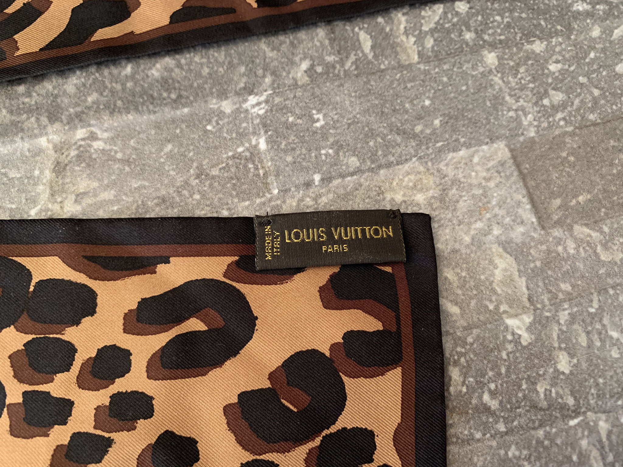 Louis Vuitton Stephen Sprouse Leopard Marron Silk Bandeau