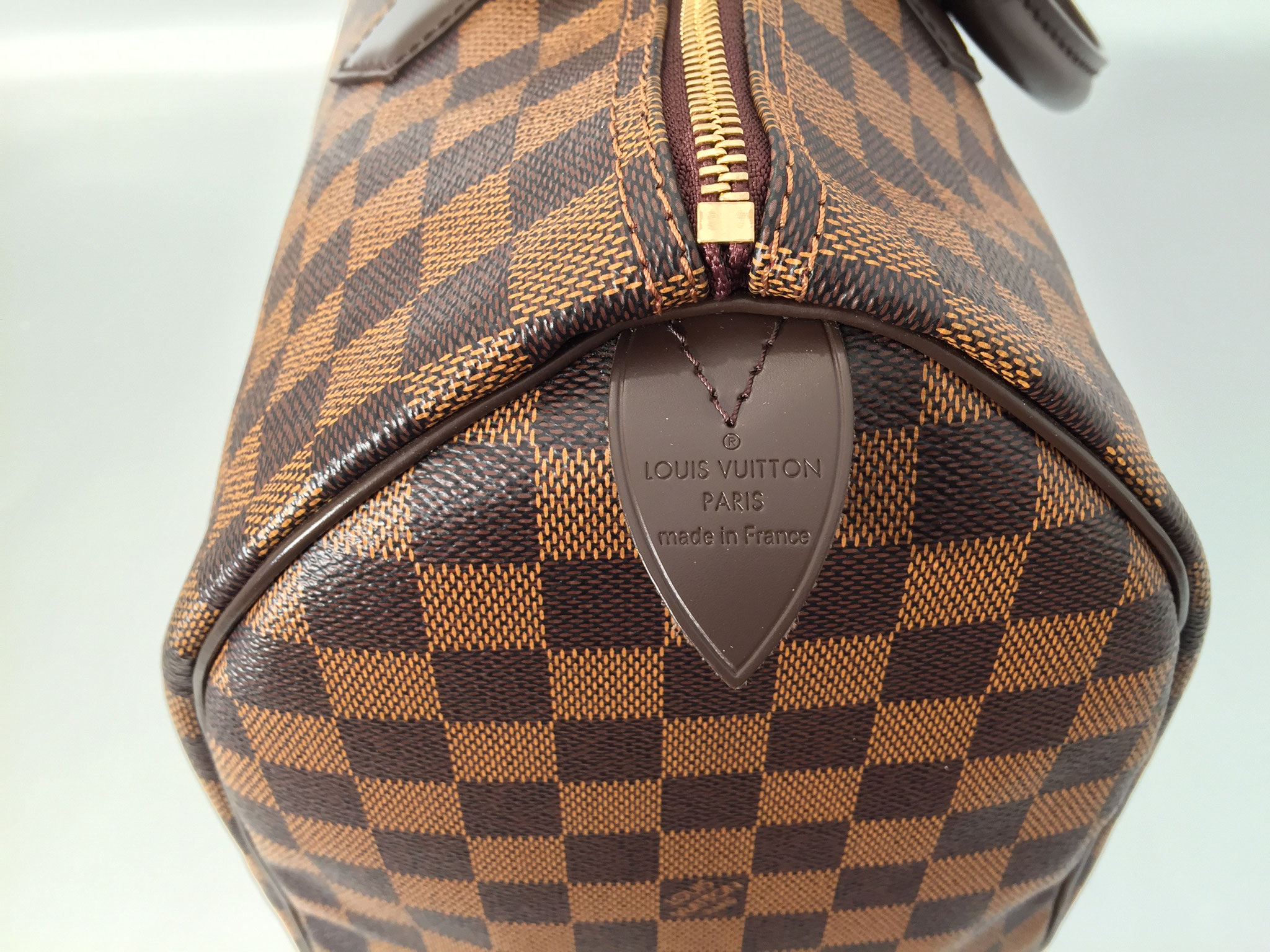 Louis Vuitton Damier Ebene Speedy 35 NM Ankauf Verkauf Second Hand Designertaschen und Accessoires
