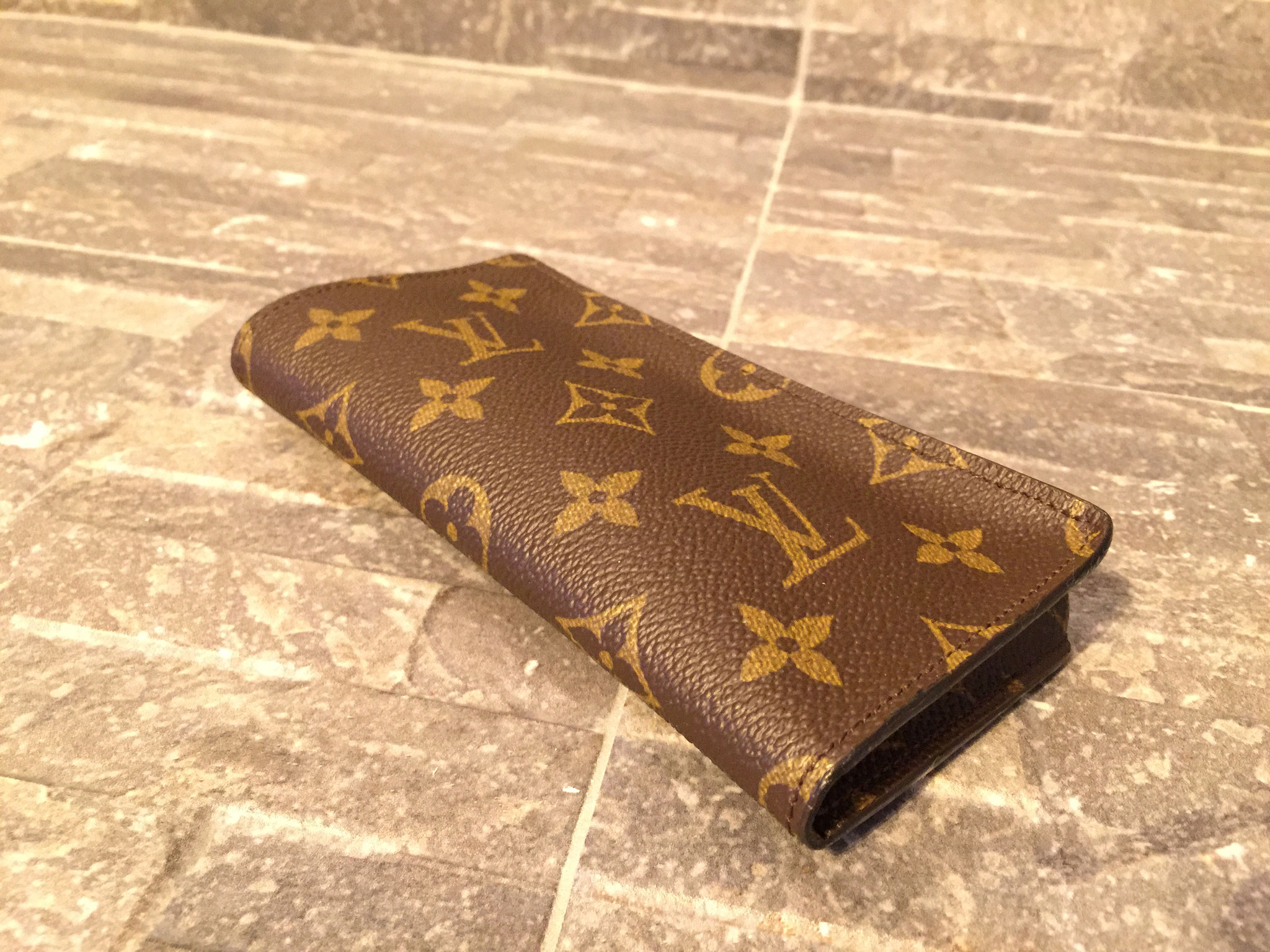 Auth LOUIS VUITTON Etui Lunettes Simple M62962 Monogram MI0917