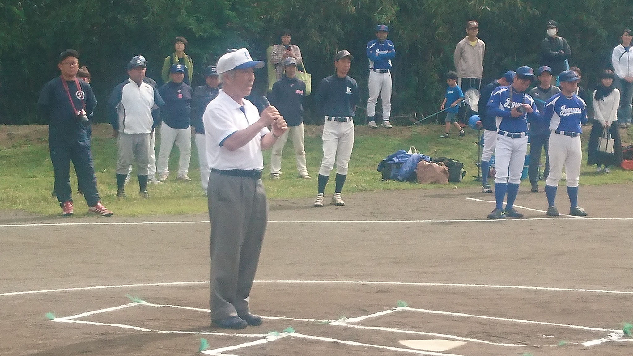 ジャビットカップ開会式　樺沢会長挨拶